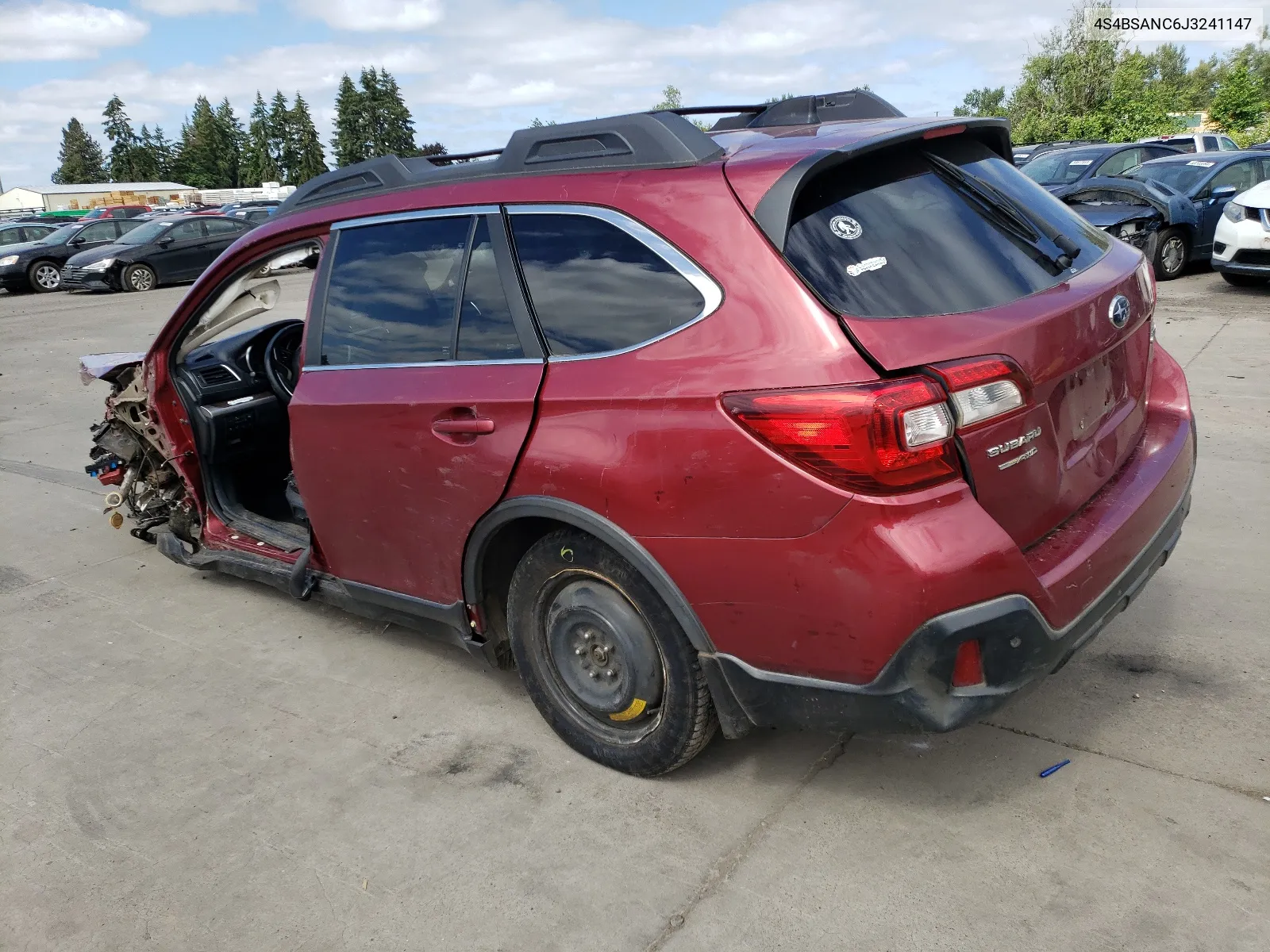 4S4BSANC6J3241147 2018 Subaru Outback 2.5I Limited