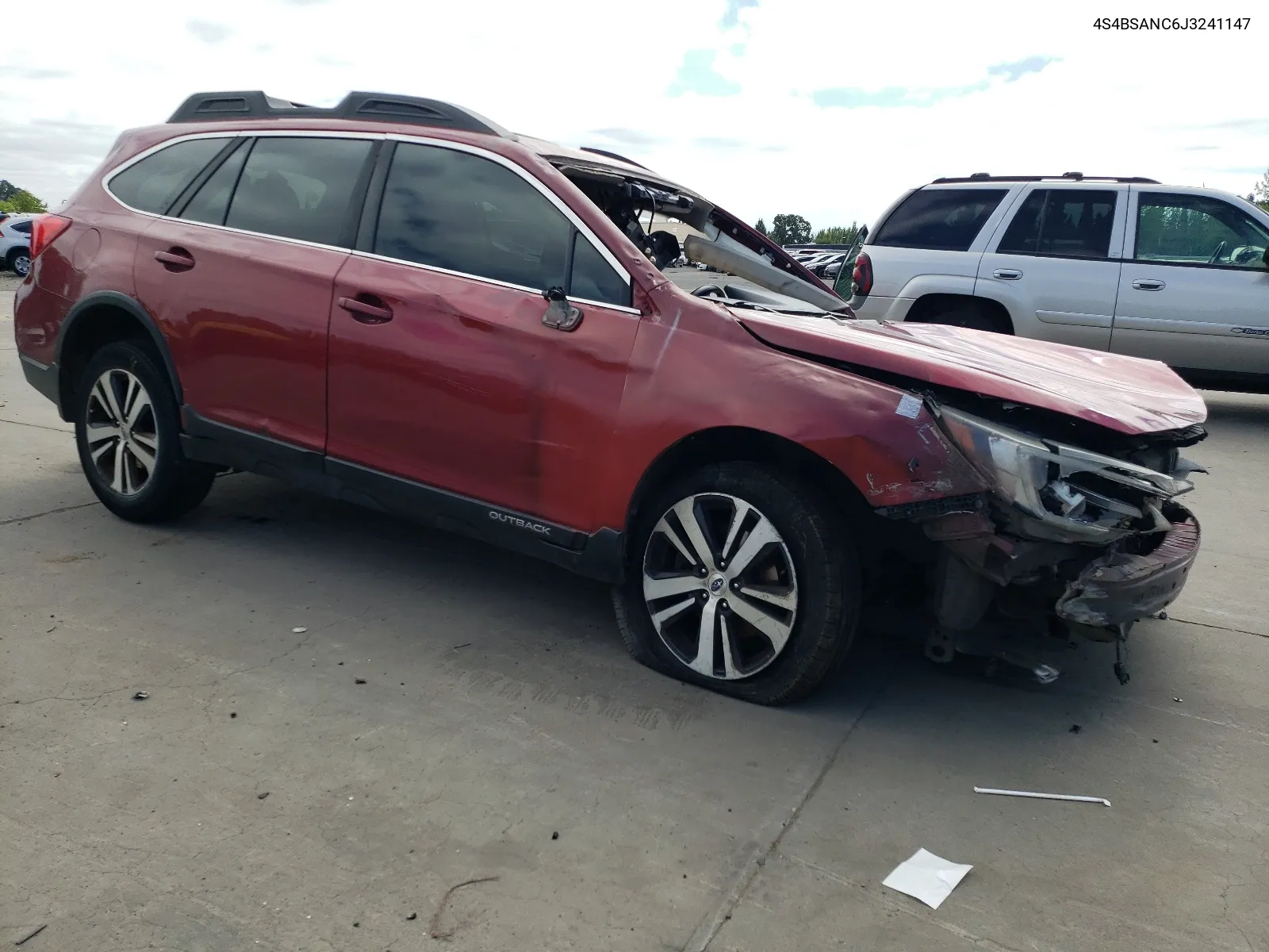 2018 Subaru Outback 2.5I Limited VIN: 4S4BSANC6J3241147 Lot: 57765494