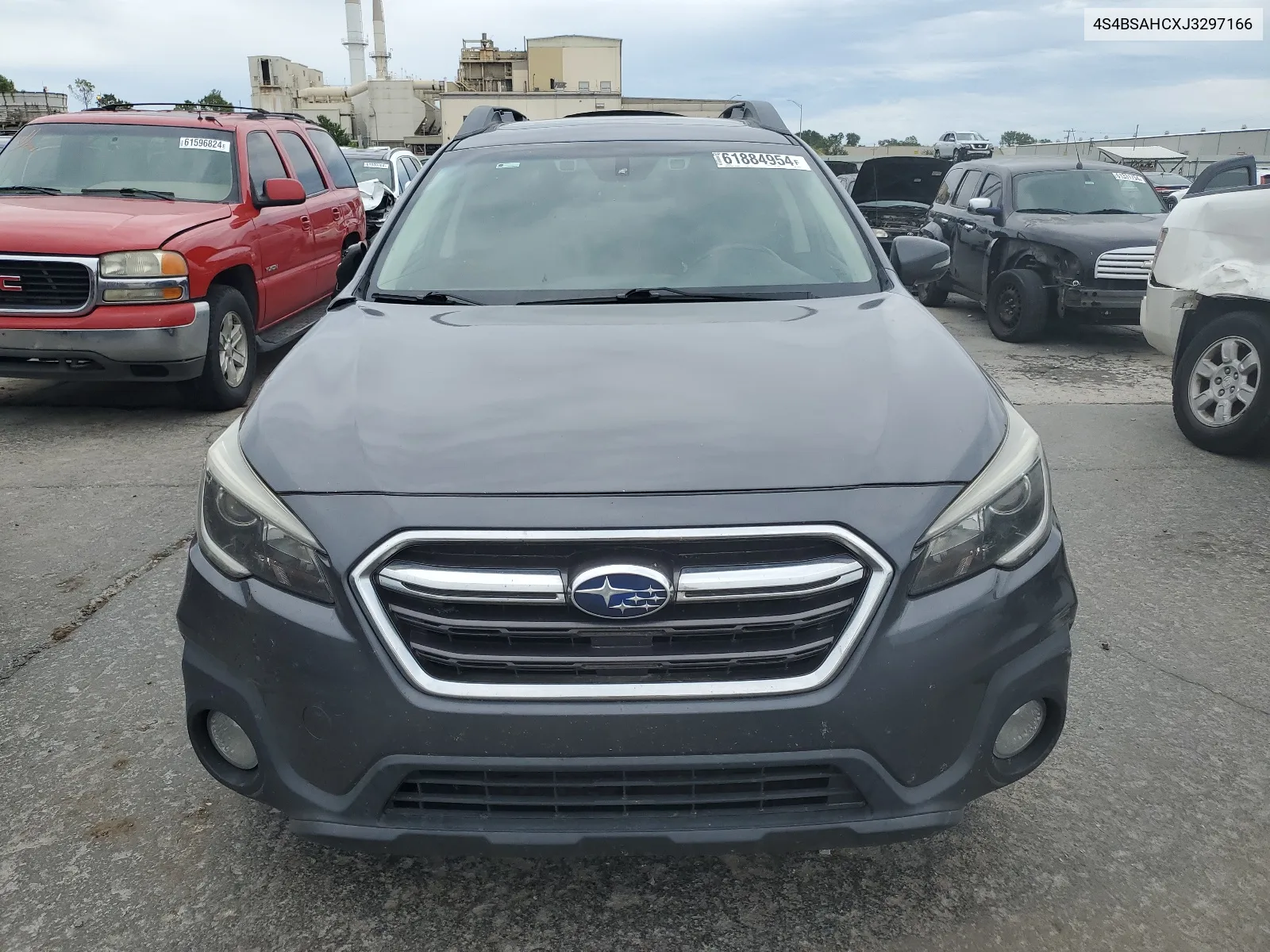 2018 Subaru Outback 2.5I Premium VIN: 4S4BSAHCXJ3297166 Lot: 61884954