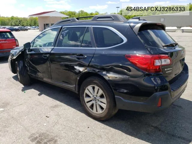 2018 Subaru Outback 2.5I Premium VIN: 4S4BSAFCXJ3286333 Lot: 61932564