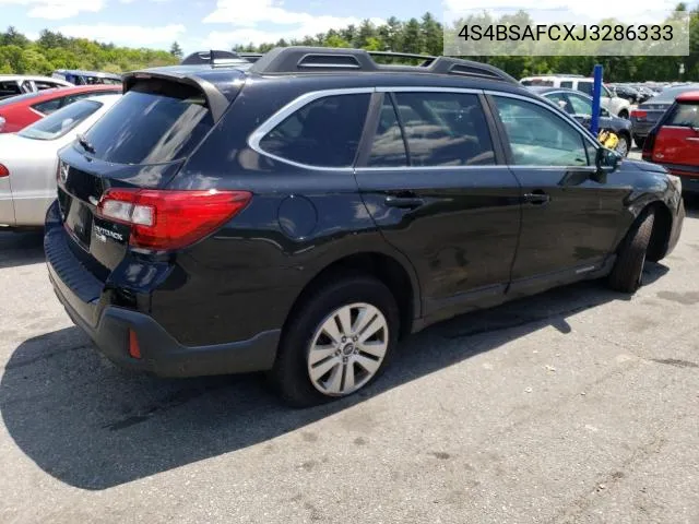 4S4BSAFCXJ3286333 2018 Subaru Outback 2.5I Premium