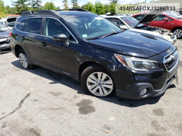 2018 Subaru Outback 2.5I Premium VIN: 4S4BSAFCXJ3286333 Lot: 61932564