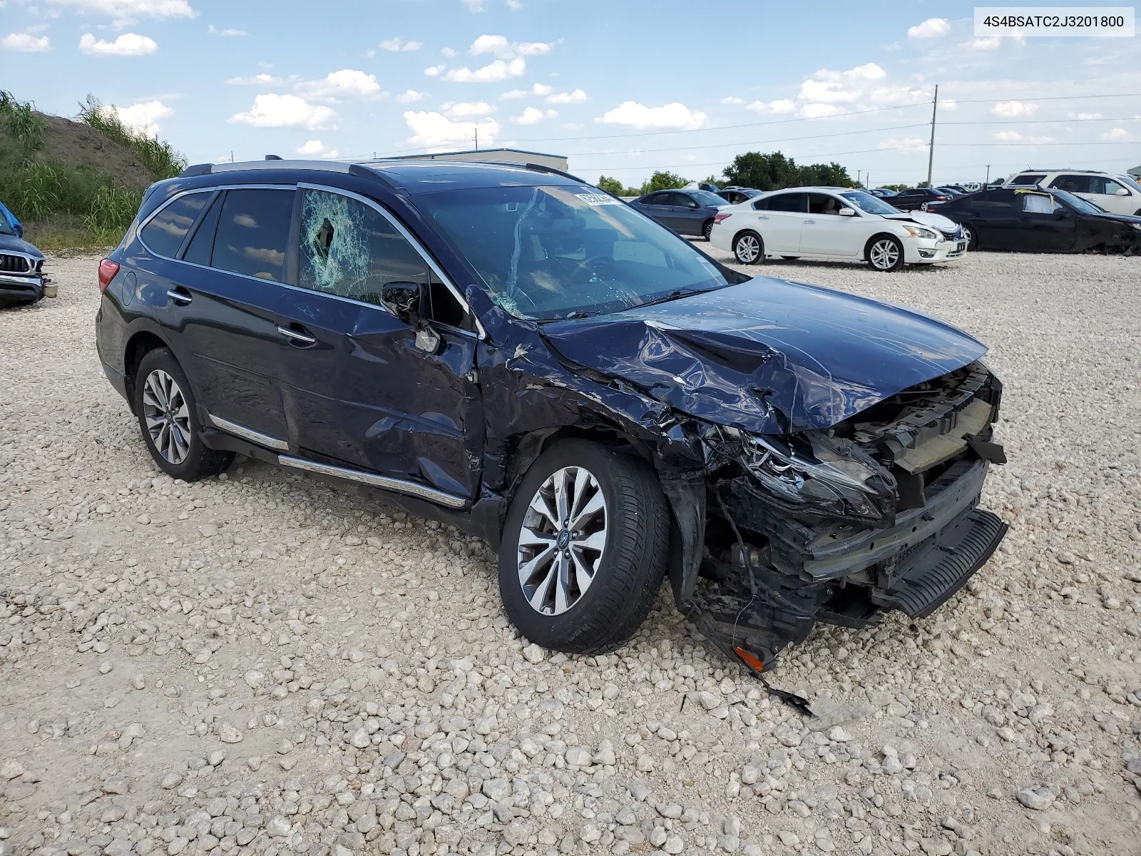 2018 Subaru Outback Touring VIN: 4S4BSATC2J3201800 Lot: 62562364