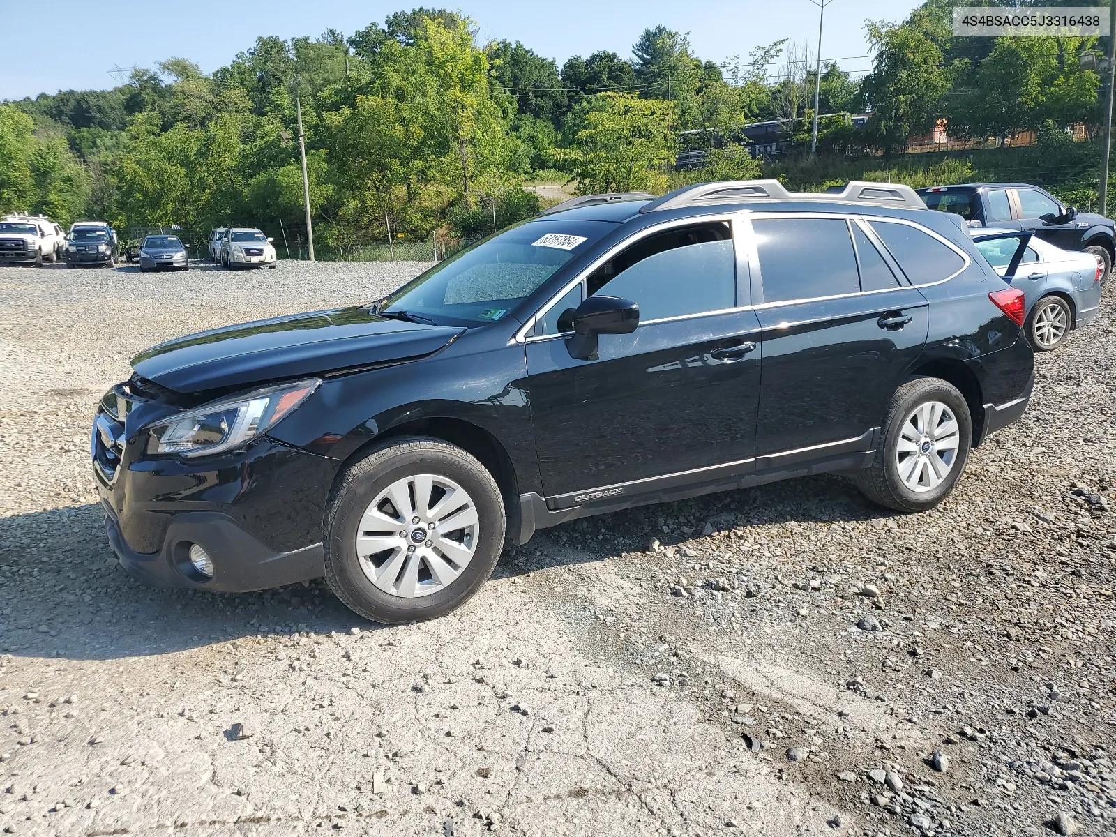 2018 Subaru Outback 2.5I Premium VIN: 4S4BSACC5J3316438 Lot: 63167864