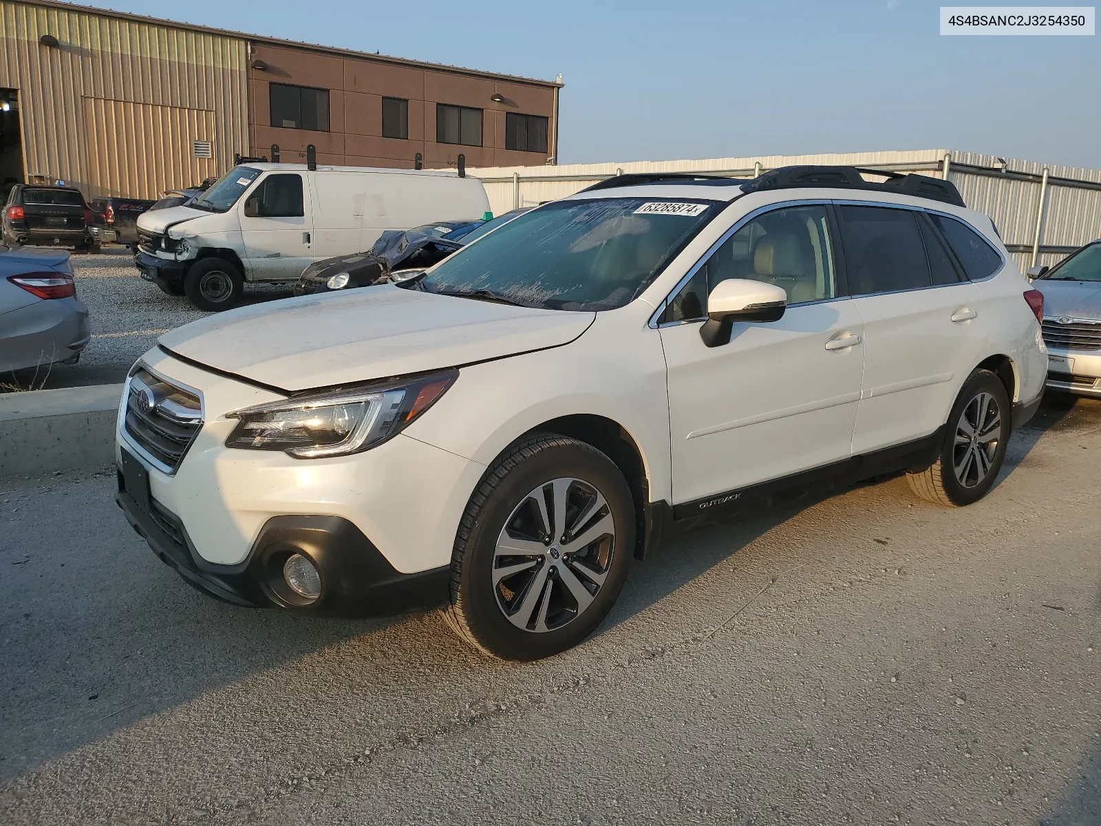 2018 Subaru Outback 2.5I Limited VIN: 4S4BSANC2J3254350 Lot: 63285874