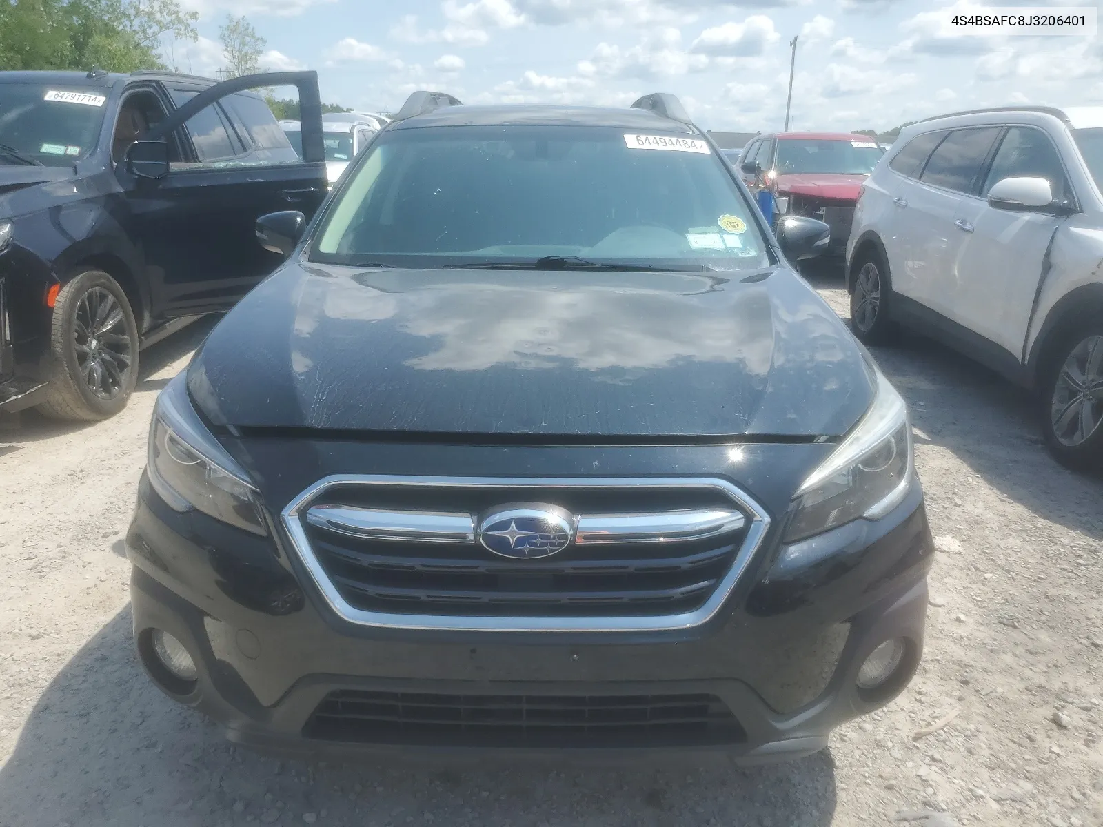 2018 Subaru Outback 2.5I Premium VIN: 4S4BSAFC8J3206401 Lot: 64494484