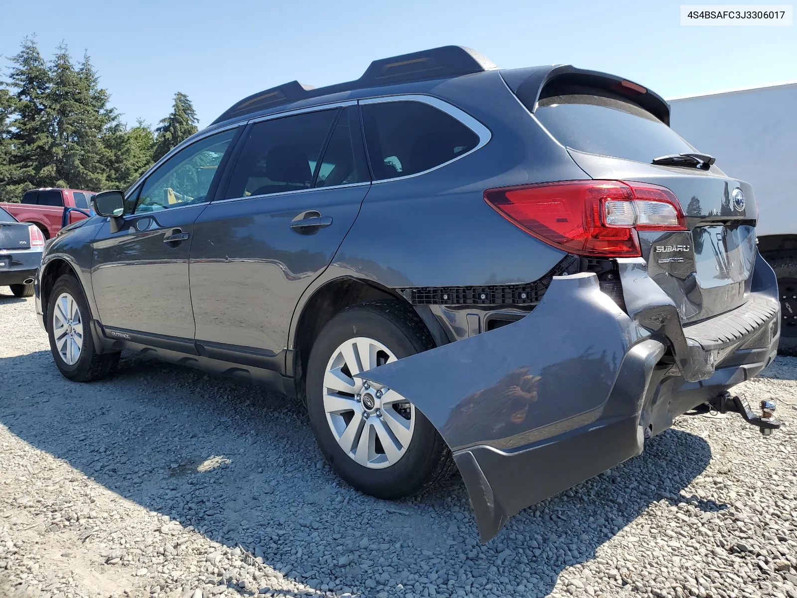 2018 Subaru Outback 2.5I Premium VIN: 4S4BSAFC3J3306017 Lot: 65088734