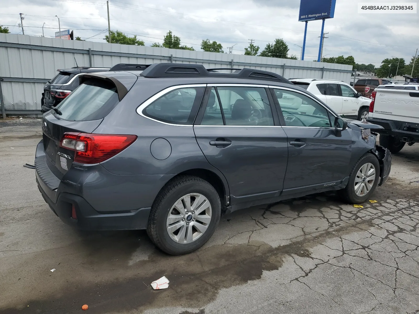 2018 Subaru Outback 2.5I VIN: 4S4BSAAC1J3298345 Lot: 65484234