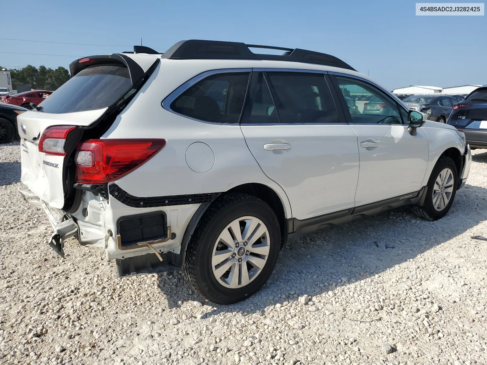 2018 Subaru Outback 2.5I Premium VIN: 4S4BSADC2J3282425 Lot: 65772544