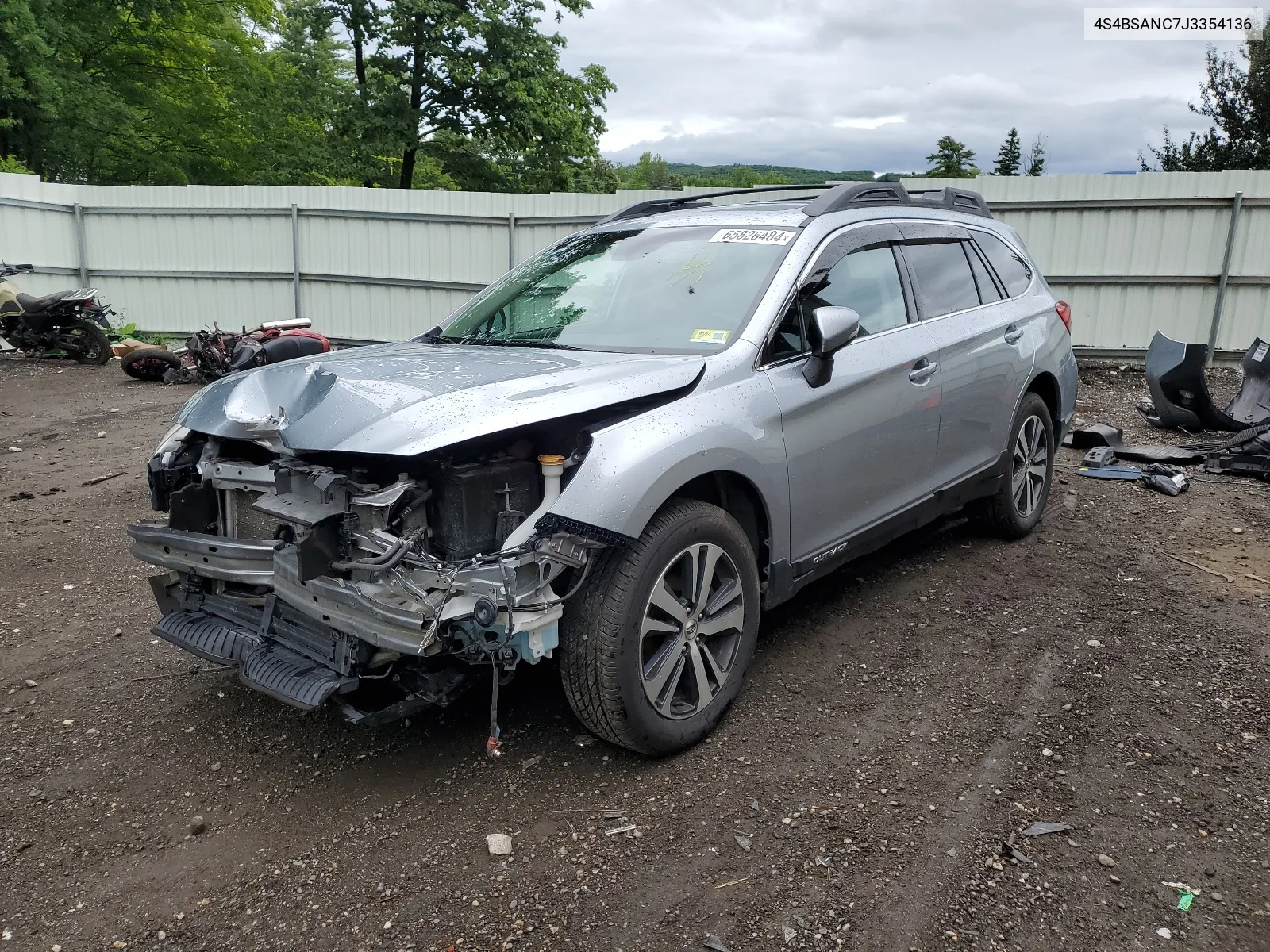 4S4BSANC7J3354136 2018 Subaru Outback 2.5I Limited