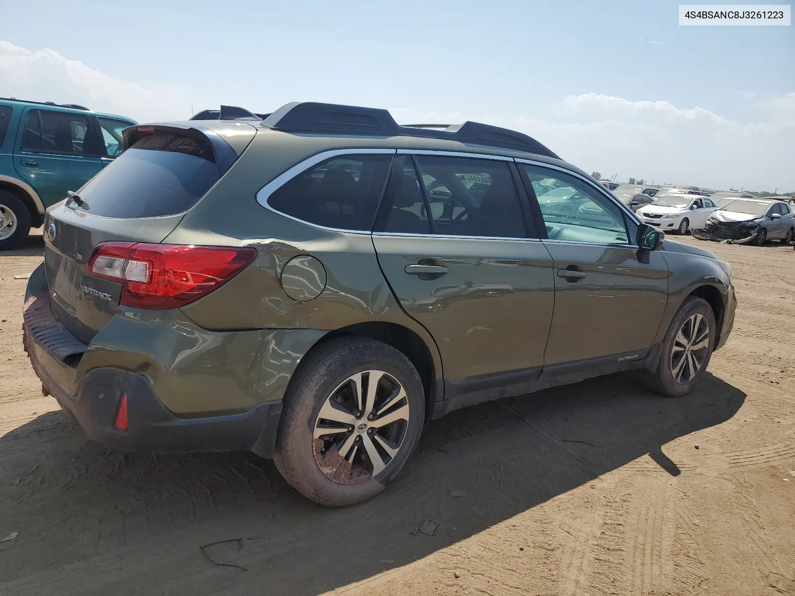 4S4BSANC8J3261223 2018 Subaru Outback 2.5I Limited