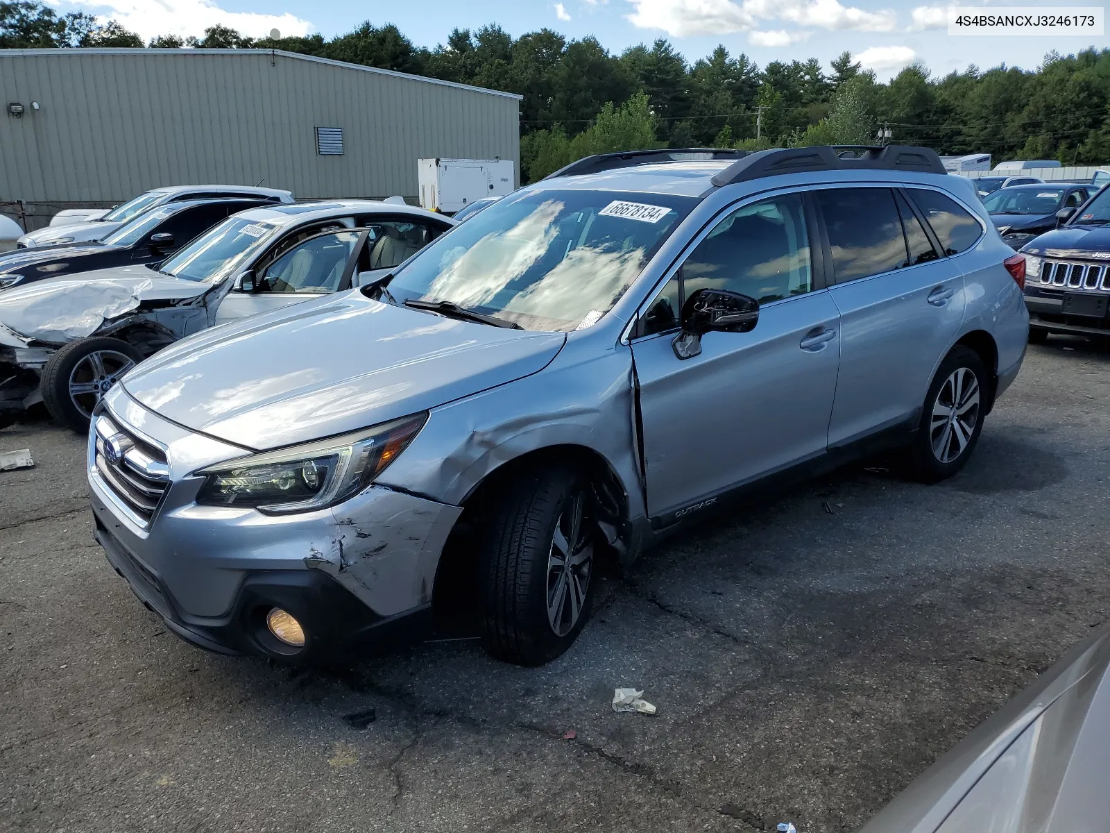 2018 Subaru Outback 2.5I Limited VIN: 4S4BSANCXJ3246173 Lot: 66678134