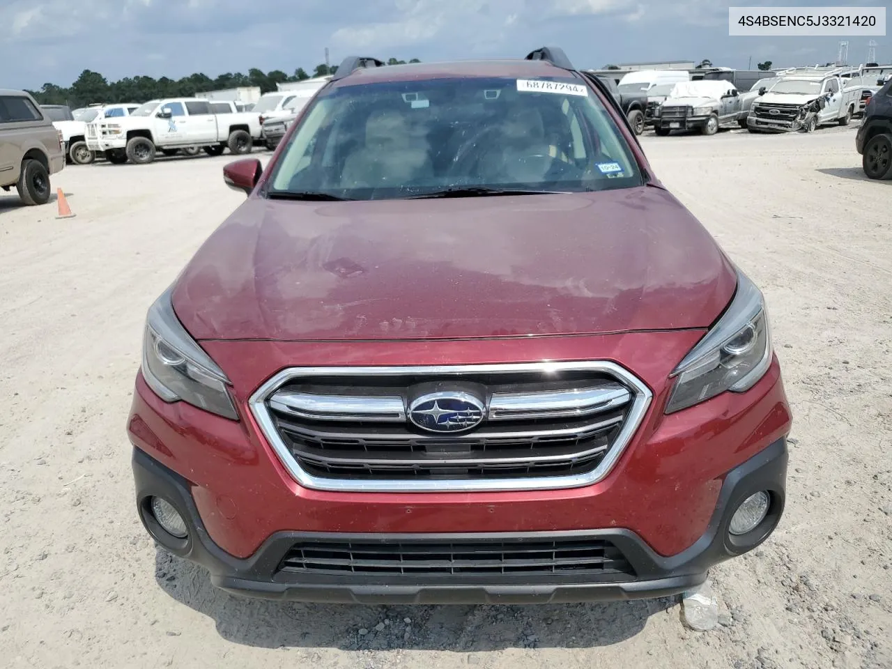 2018 Subaru Outback 3.6R Limited VIN: 4S4BSENC5J3321420 Lot: 68787294