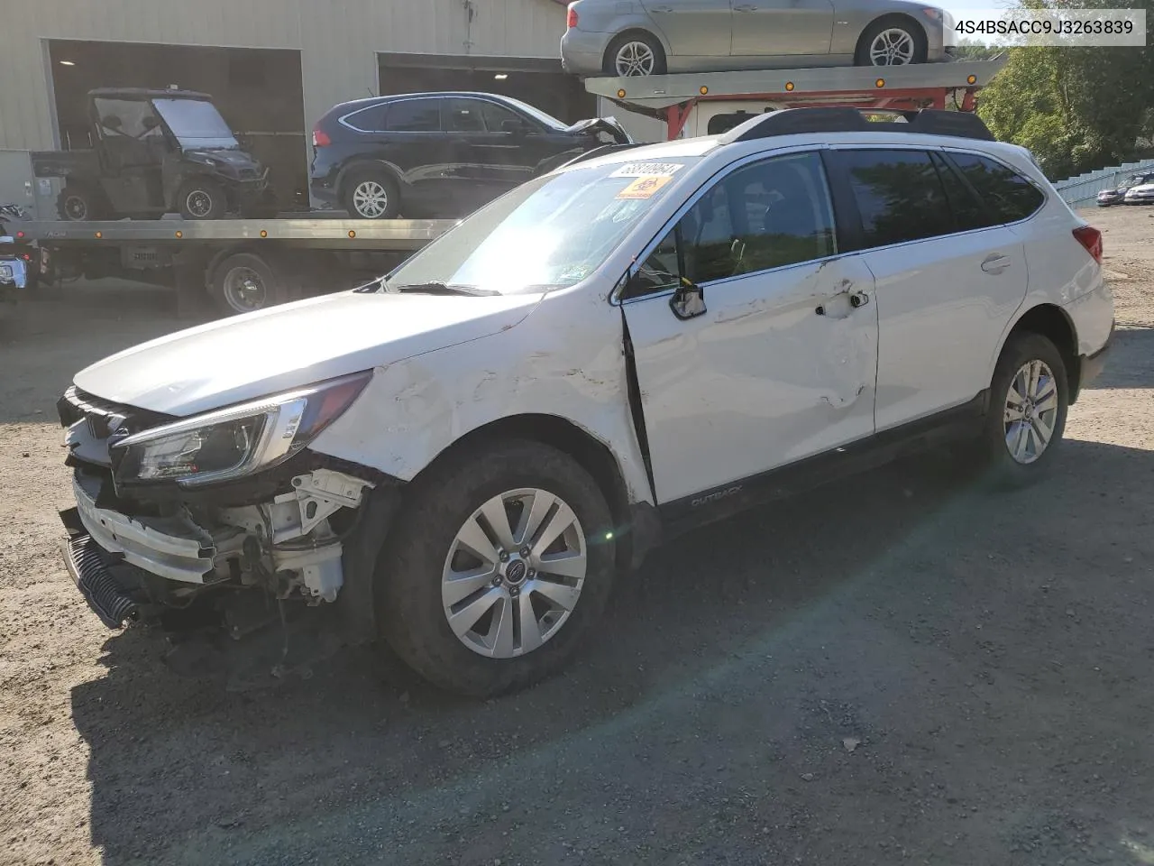 2018 Subaru Outback 2.5I Premium VIN: 4S4BSACC9J3263839 Lot: 68810964