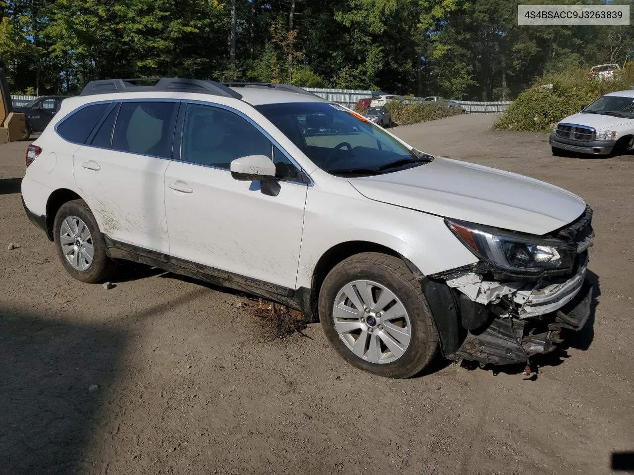 2018 Subaru Outback 2.5I Premium VIN: 4S4BSACC9J3263839 Lot: 68810964