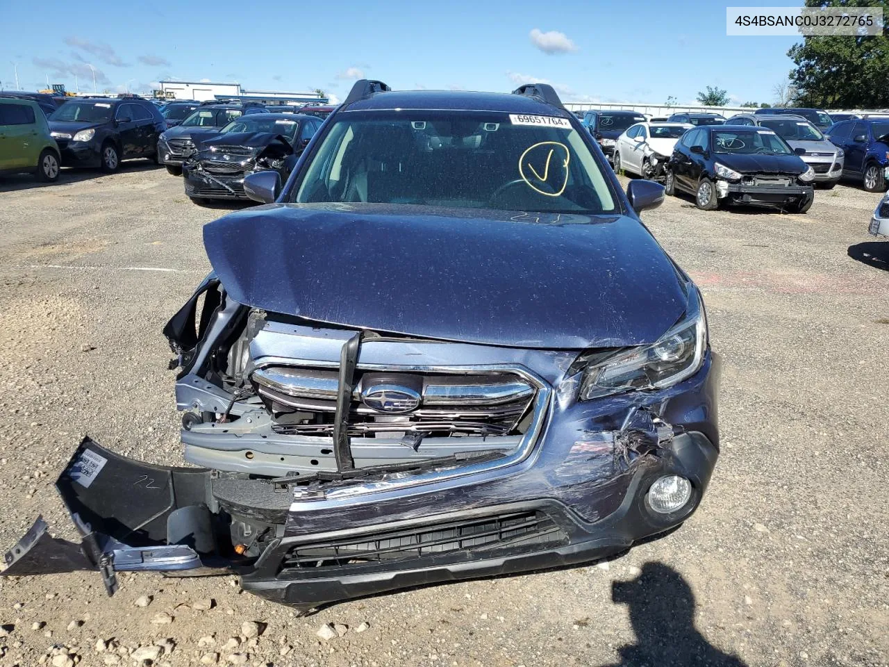 4S4BSANC0J3272765 2018 Subaru Outback 2.5I Limited