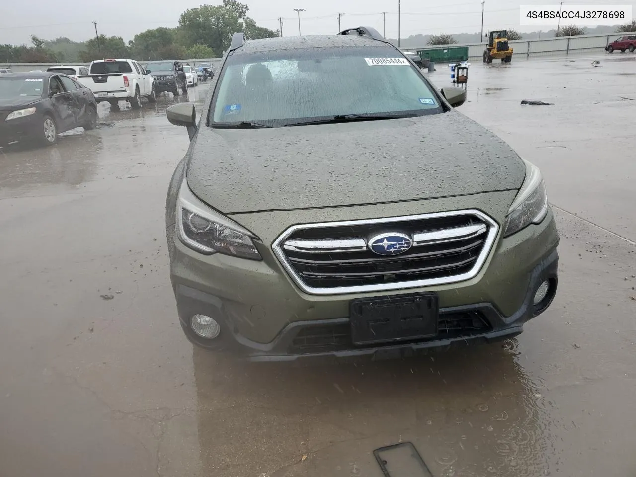 2018 Subaru Outback 2.5I Premium VIN: 4S4BSACC4J3278698 Lot: 70085444