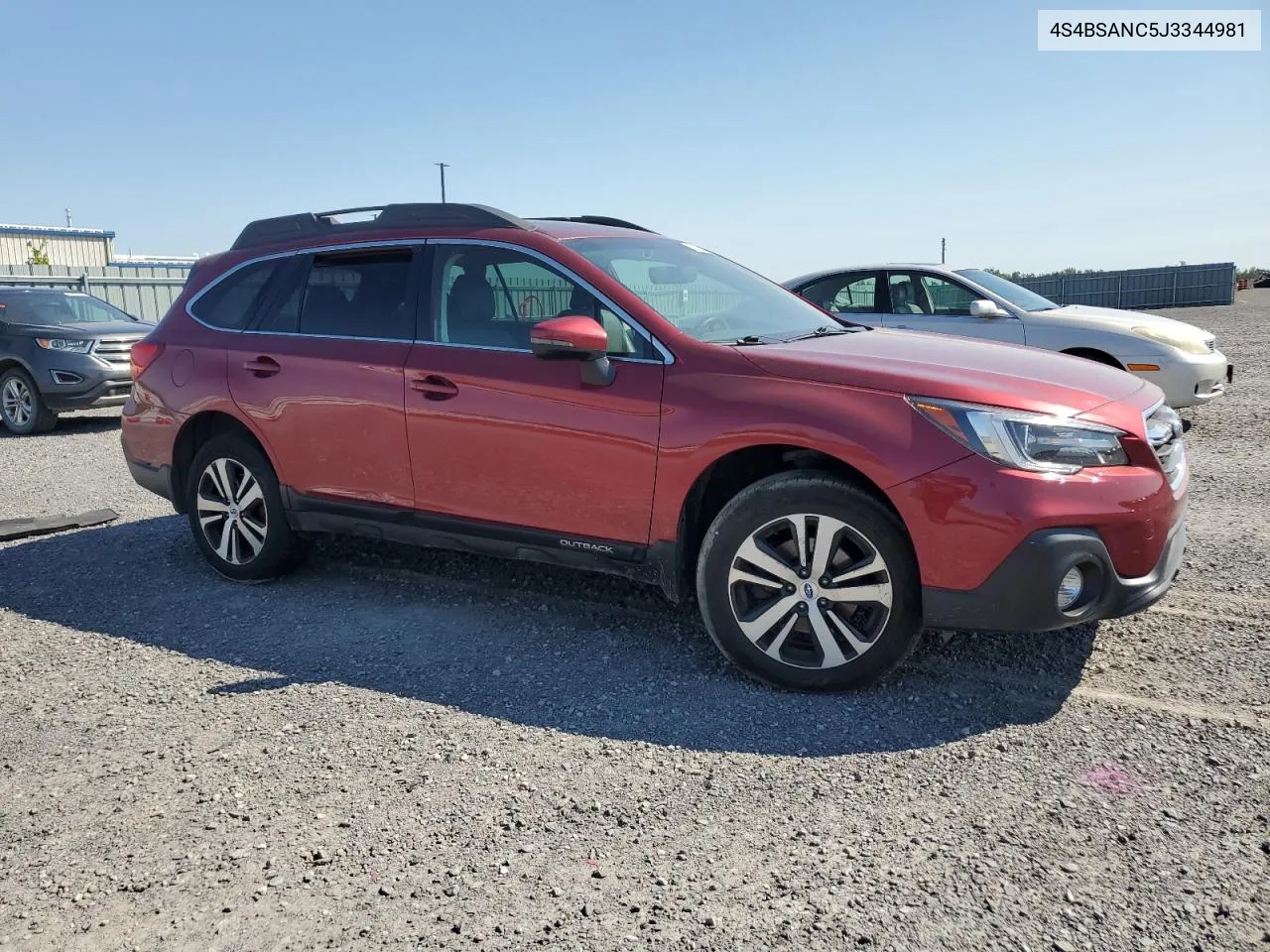 4S4BSANC5J3344981 2018 Subaru Outback 2.5I Limited