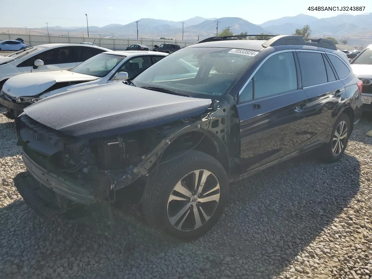 4S4BSANC1J3243887 2018 Subaru Outback 2.5I Limited