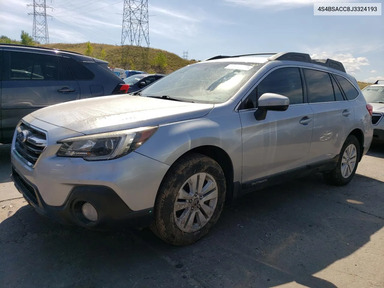 2018 Subaru Outback 2.5I Premium VIN: 4S4BSACC8J3324193 Lot: 70788344