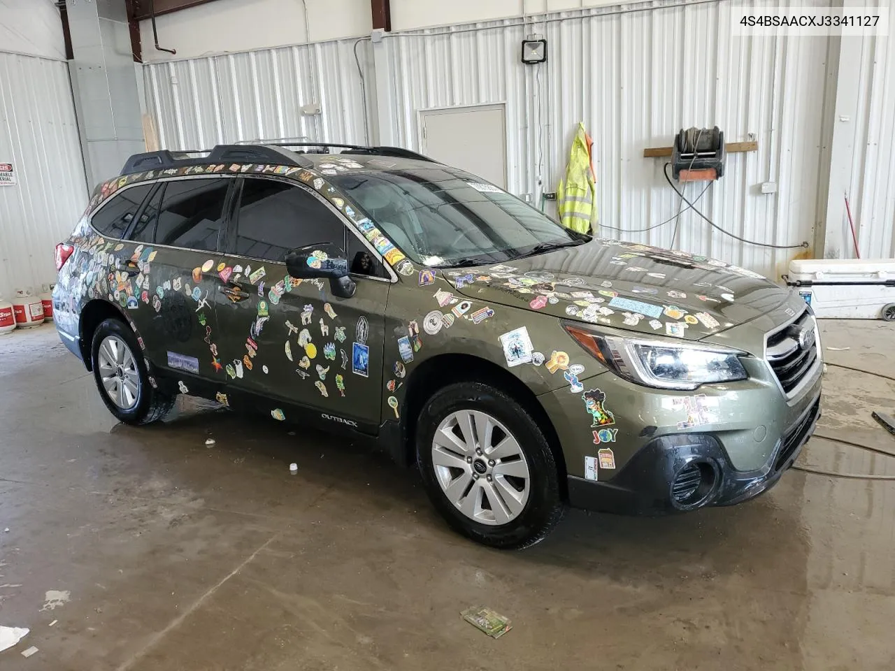 2018 Subaru Outback 2.5I VIN: 4S4BSAACXJ3341127 Lot: 70875884