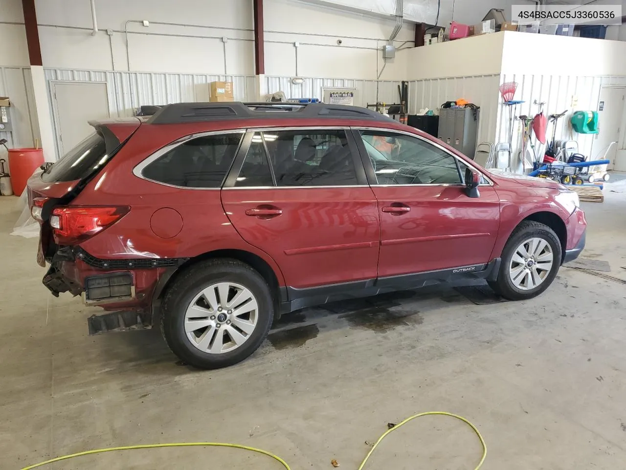 2018 Subaru Outback 2.5I Premium VIN: 4S4BSACC5J3360536 Lot: 71268484