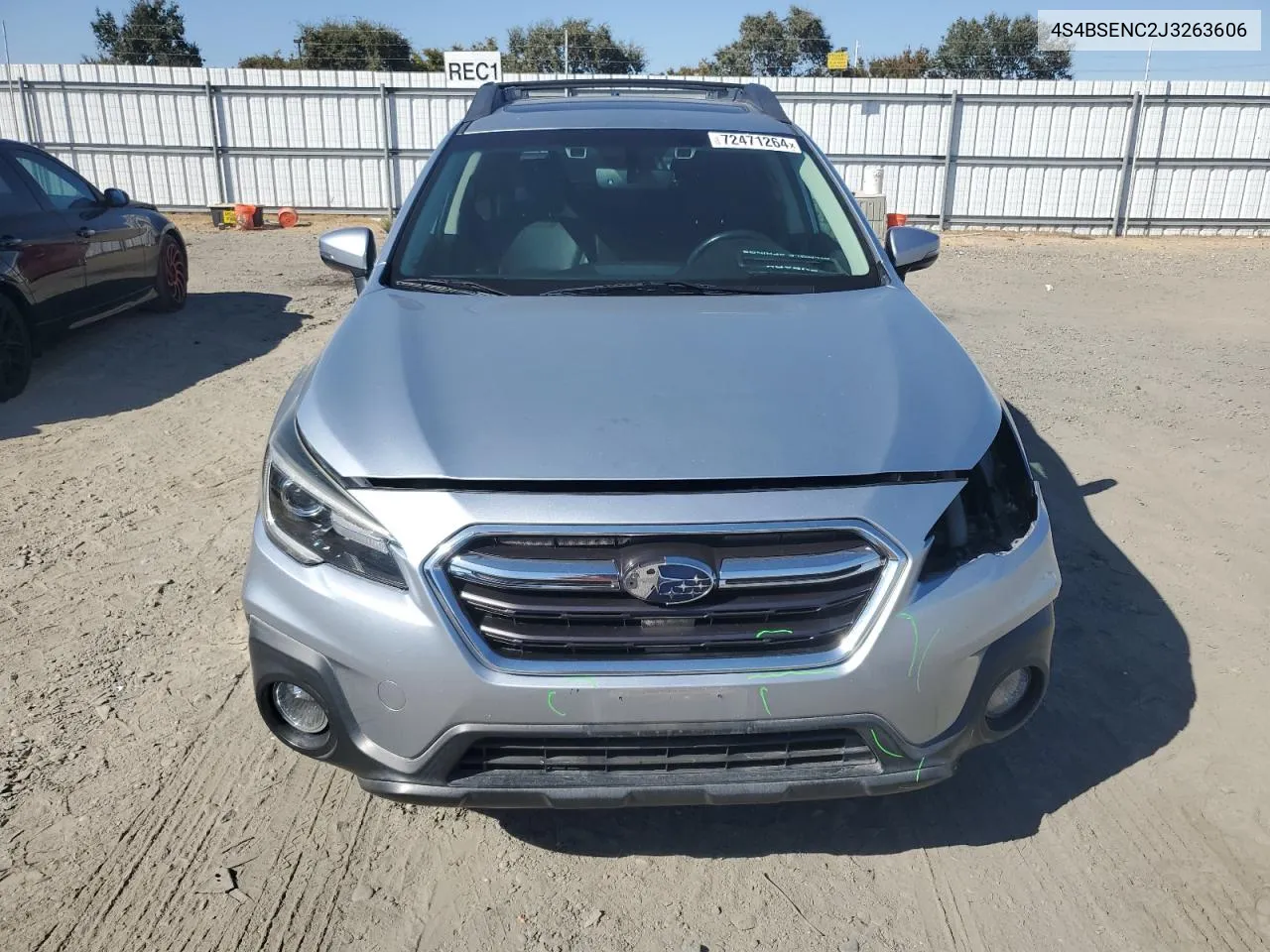 2018 Subaru Outback 3.6R Limited VIN: 4S4BSENC2J3263606 Lot: 72471264