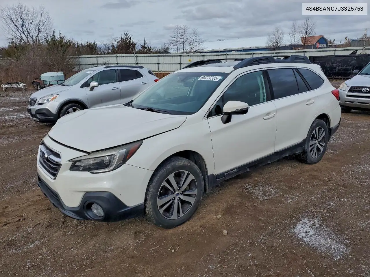 4S4BSANC7J3325753 2018 Subaru Outback 2.5I Limited