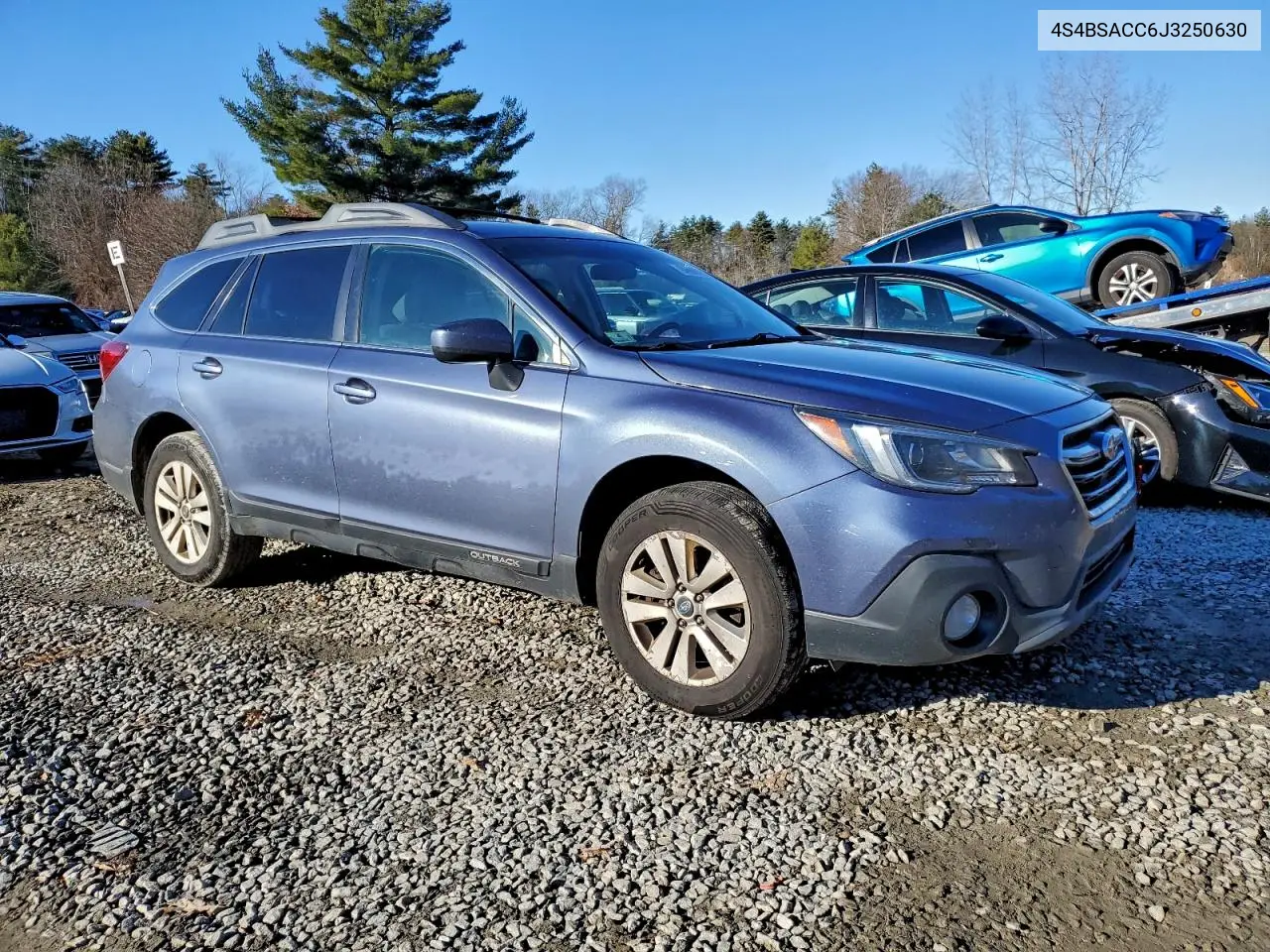 4S4BSACC6J3250630 2018 Subaru Outback 2.5I Premium
