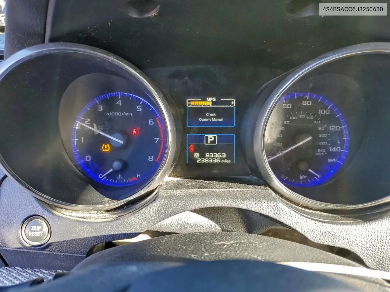 4S4BSACC6J3250630 2018 Subaru Outback 2.5I Premium