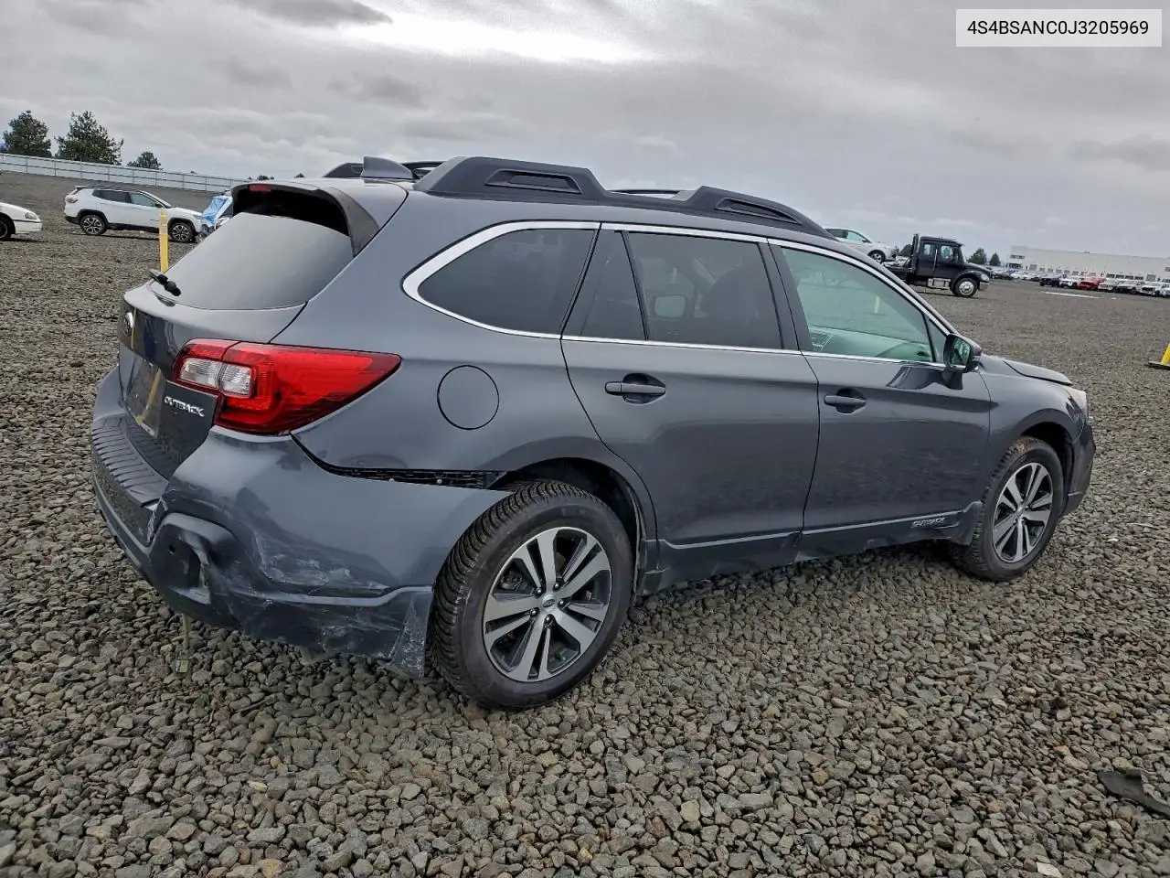 4S4BSANC0J3205969 2018 Subaru Outback 2.5I Limited