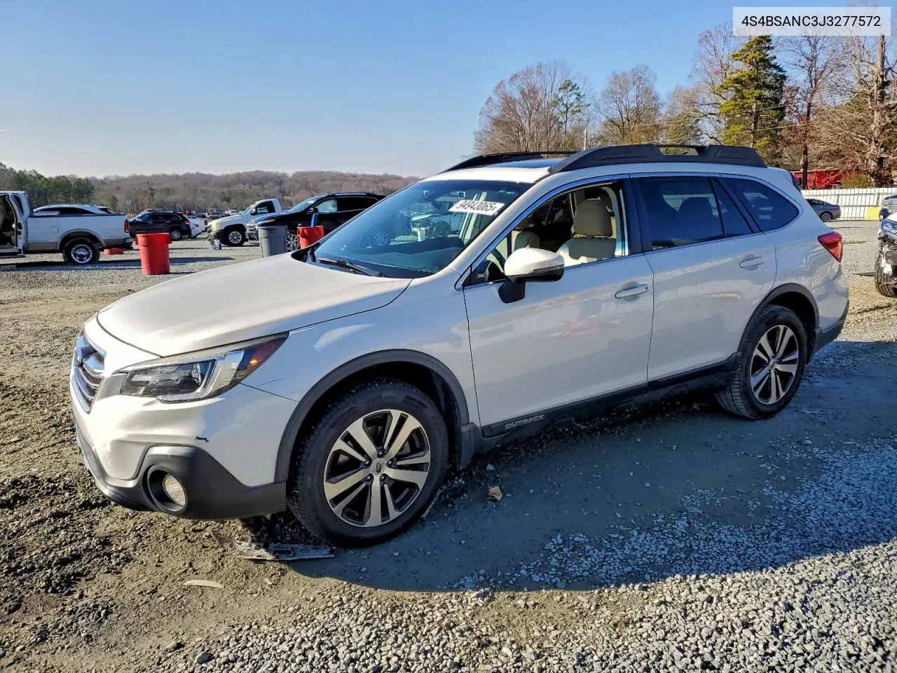 4S4BSANC3J3277572 2018 Subaru Outback 2.5I Limited