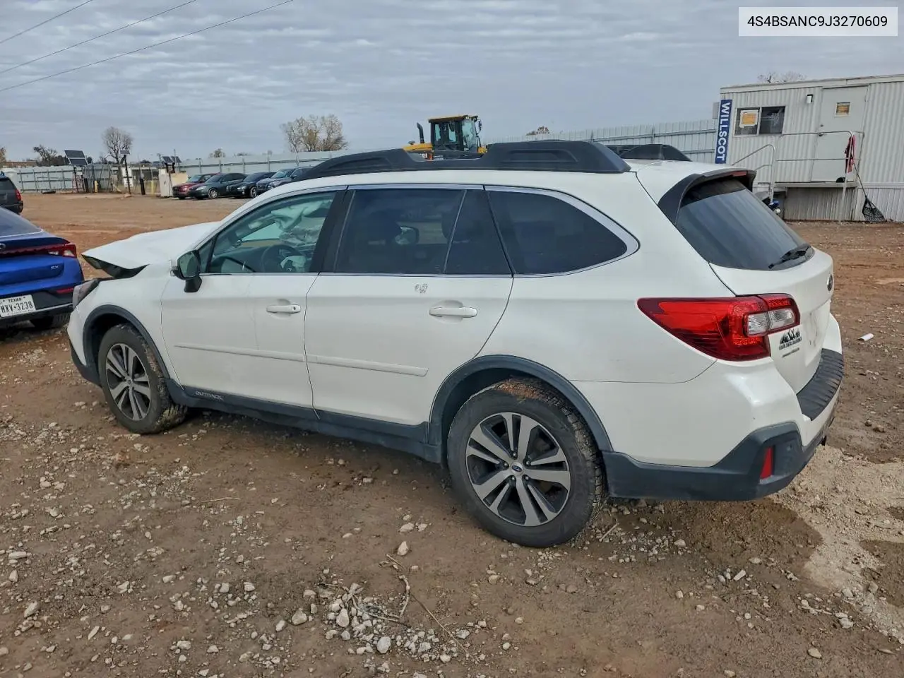 4S4BSANC9J3270609 2018 Subaru Outback 2.5I Limited