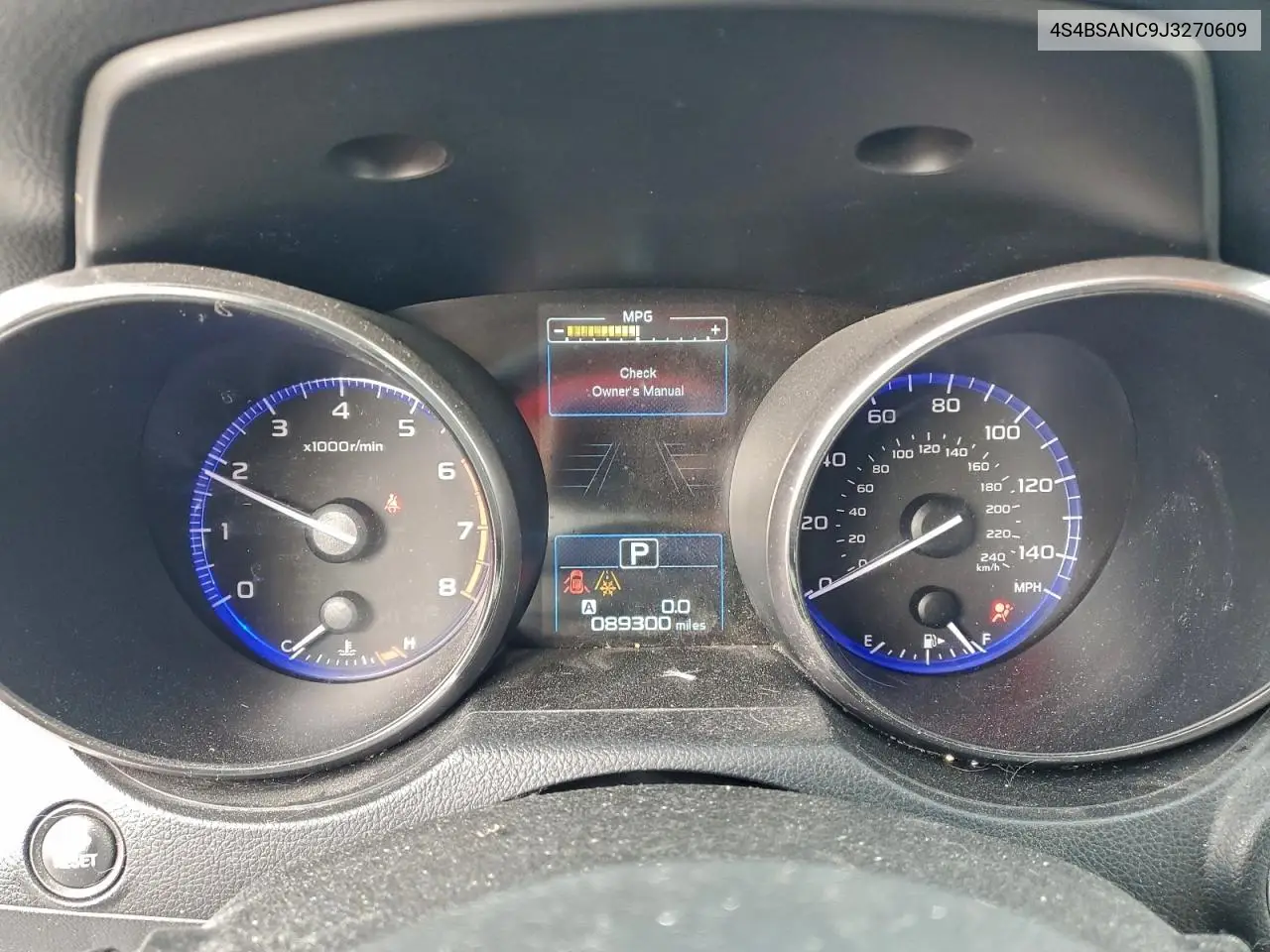 4S4BSANC9J3270609 2018 Subaru Outback 2.5I Limited