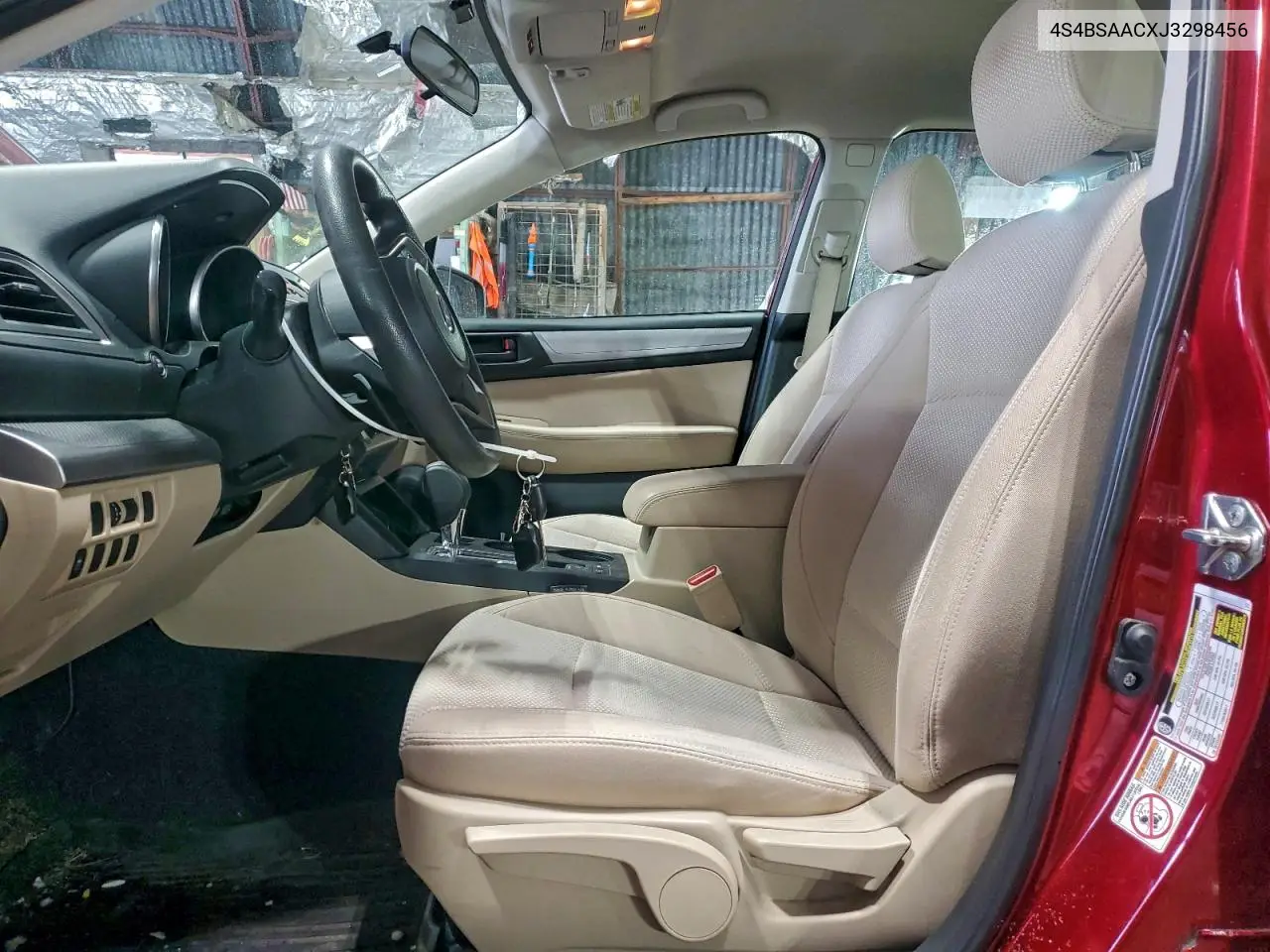4S4BSAACXJ3298456 2018 Subaru Outback 2.5I