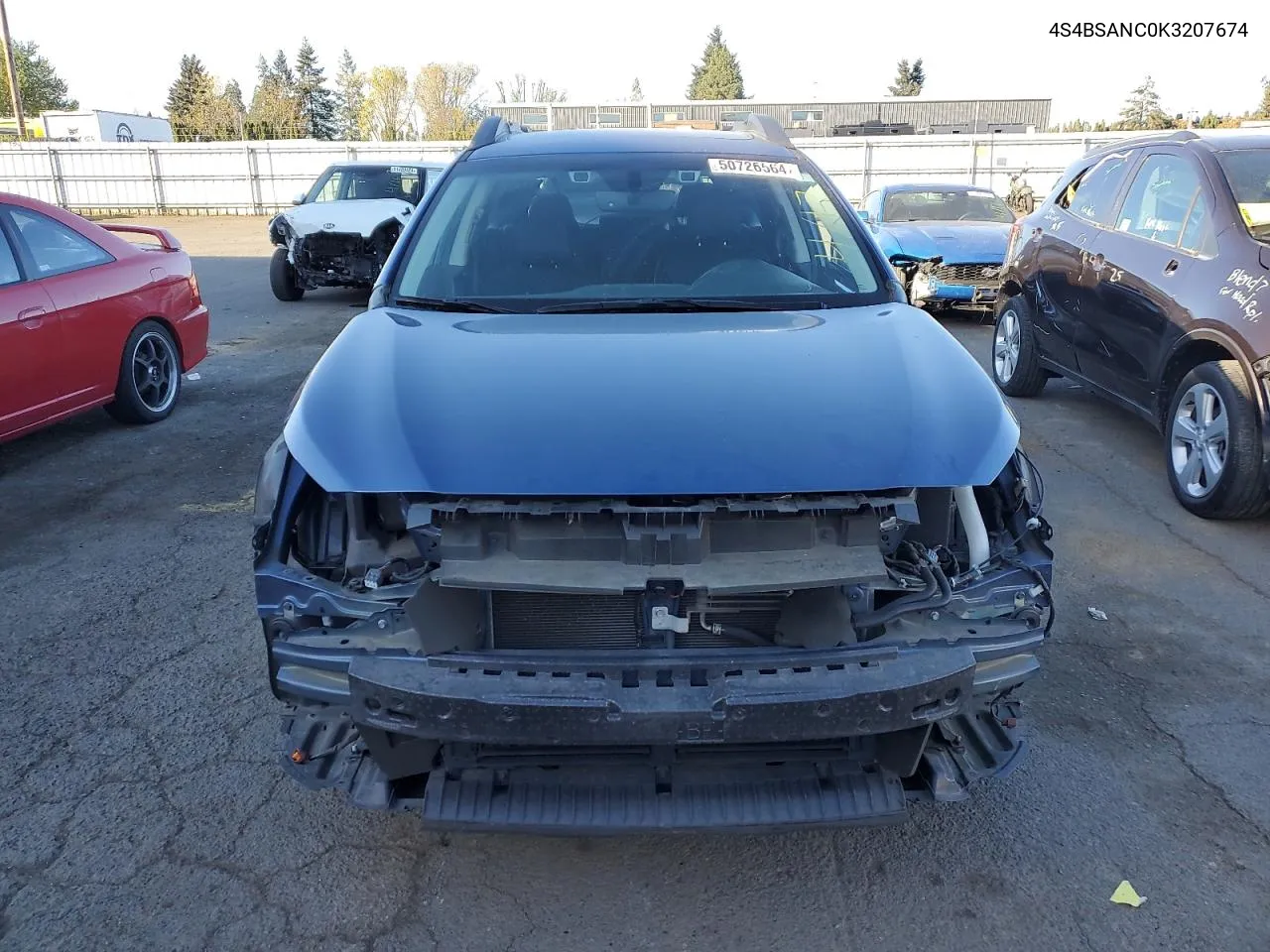 4S4BSANC0K3207674 2019 Subaru Outback 2.5I Limited