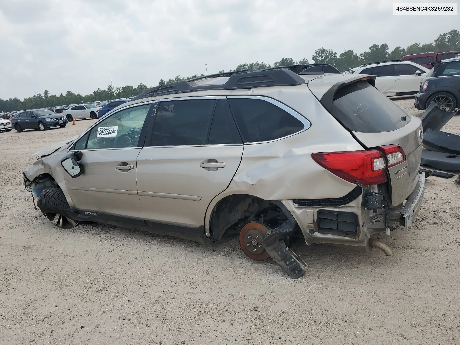 4S4BSENC4K3269232 2019 Subaru Outback 3.6R Limited