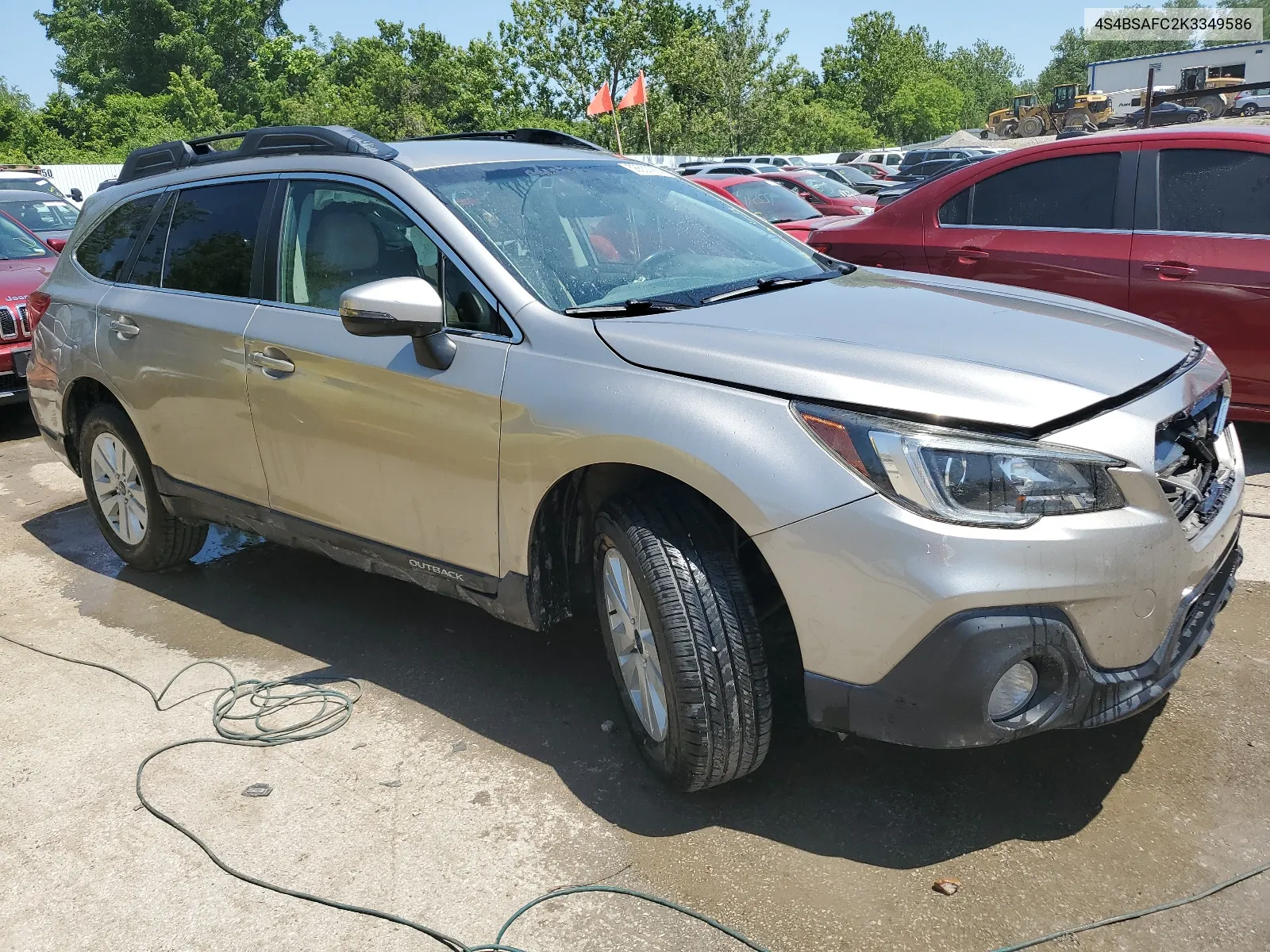 2019 Subaru Outback 2.5I Premium VIN: 4S4BSAFC2K3349586 Lot: 58650994