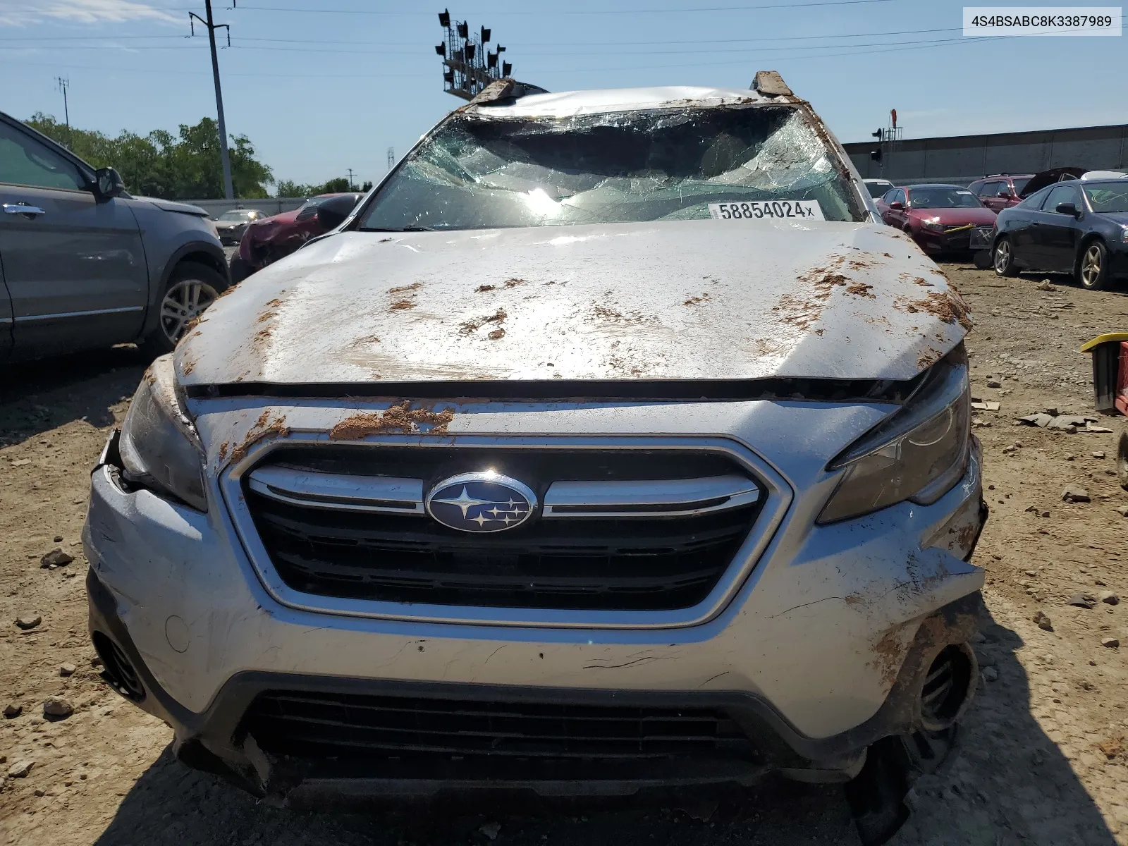 2019 Subaru Outback 2.5I VIN: 4S4BSABC8K3387989 Lot: 58854024