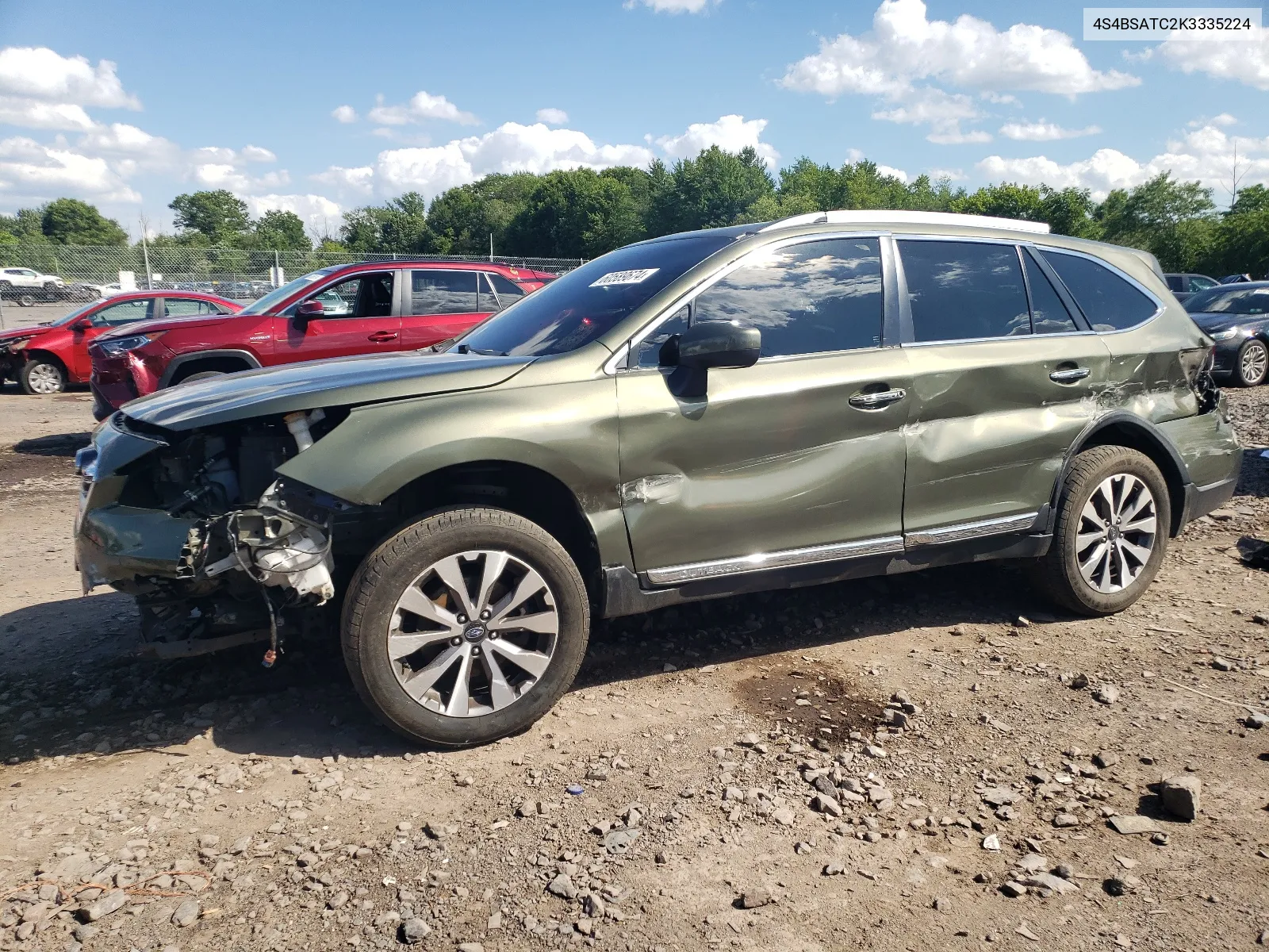 2019 Subaru Outback Touring VIN: 4S4BSATC2K3335224 Lot: 60589674