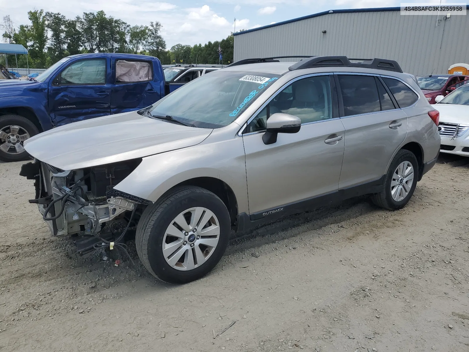 2019 Subaru Outback 2.5I Premium VIN: 4S4BSAFC3K3255958 Lot: 63308054