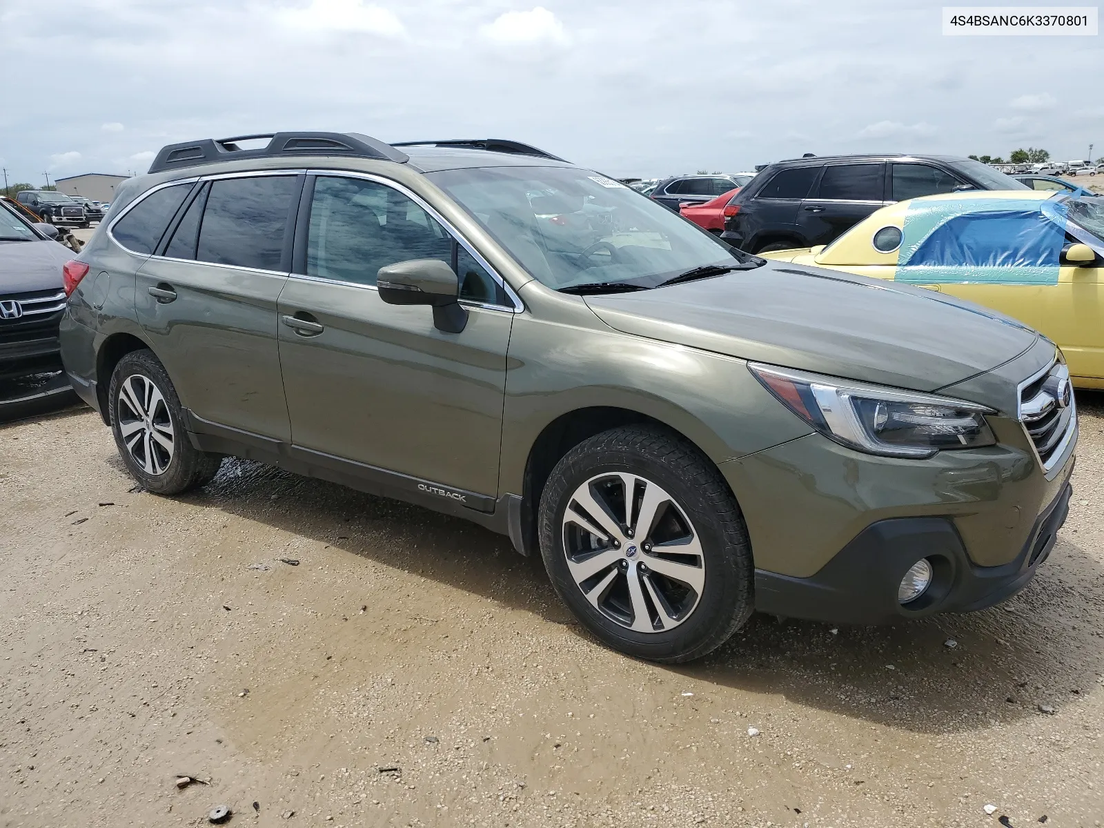 4S4BSANC6K3370801 2019 Subaru Outback 2.5I Limited