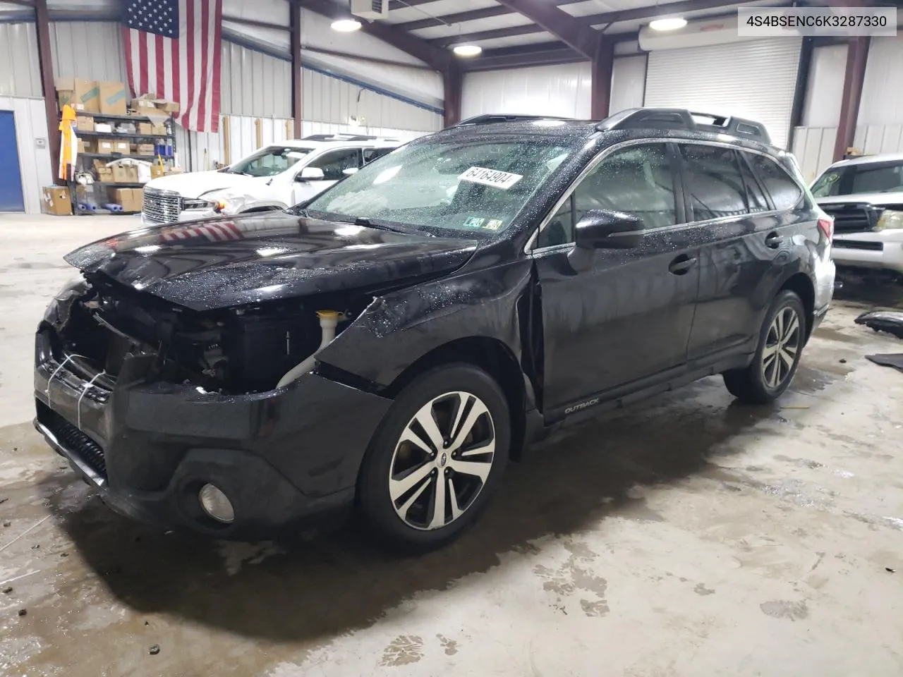 2019 Subaru Outback 3.6R Limited VIN: 4S4BSENC6K3287330 Lot: 64164904