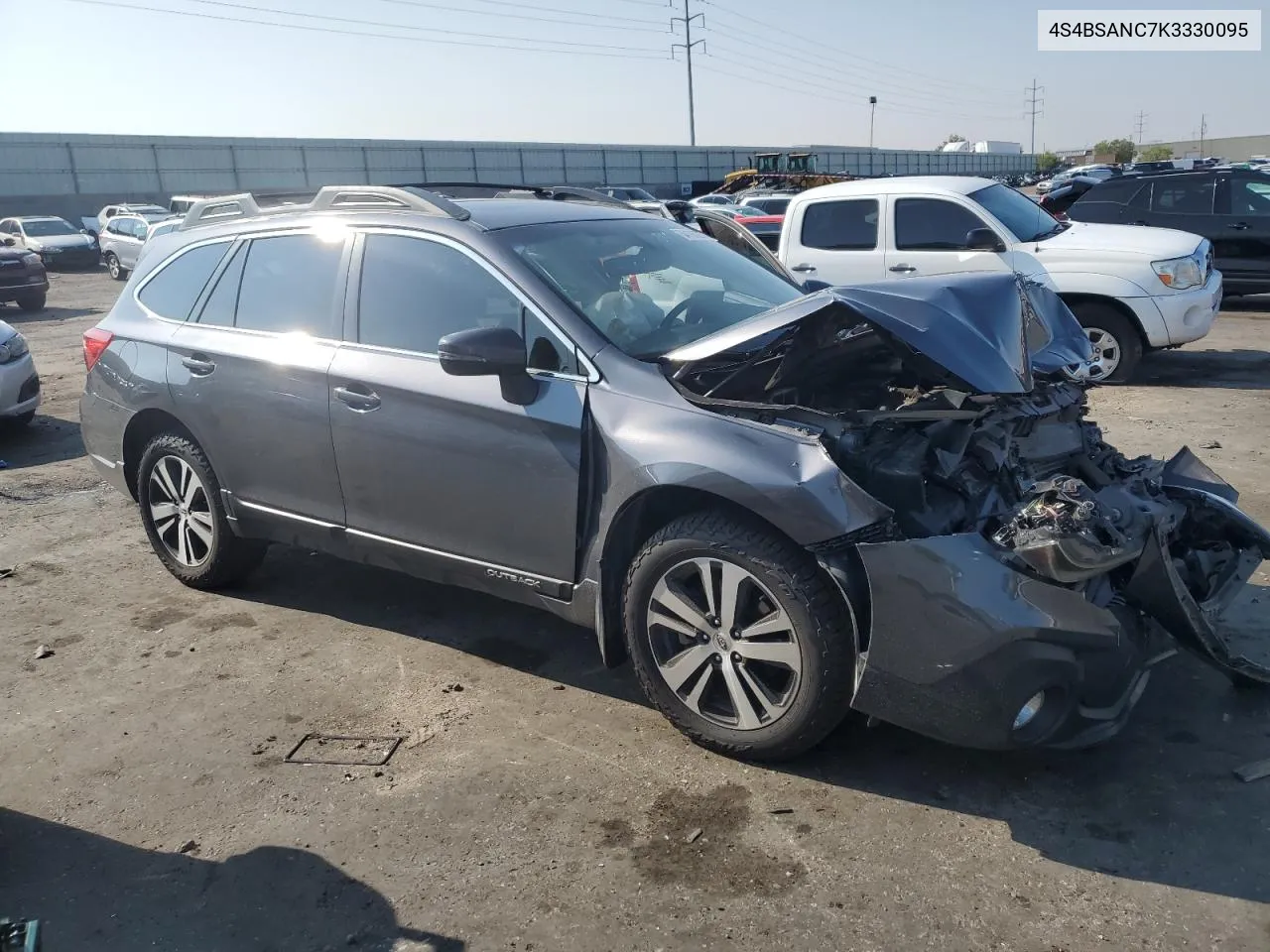 2019 Subaru Outback 2.5I Limited VIN: 4S4BSANC7K3330095 Lot: 64166224