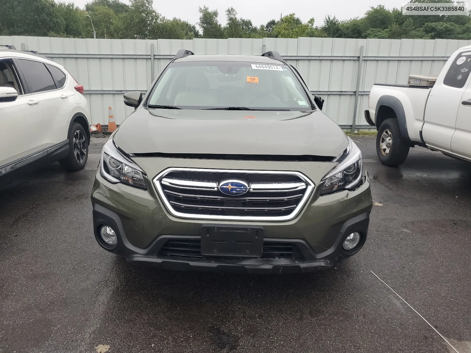 4S4BSAFC5K3385840 2019 Subaru Outback 2.5I Premium