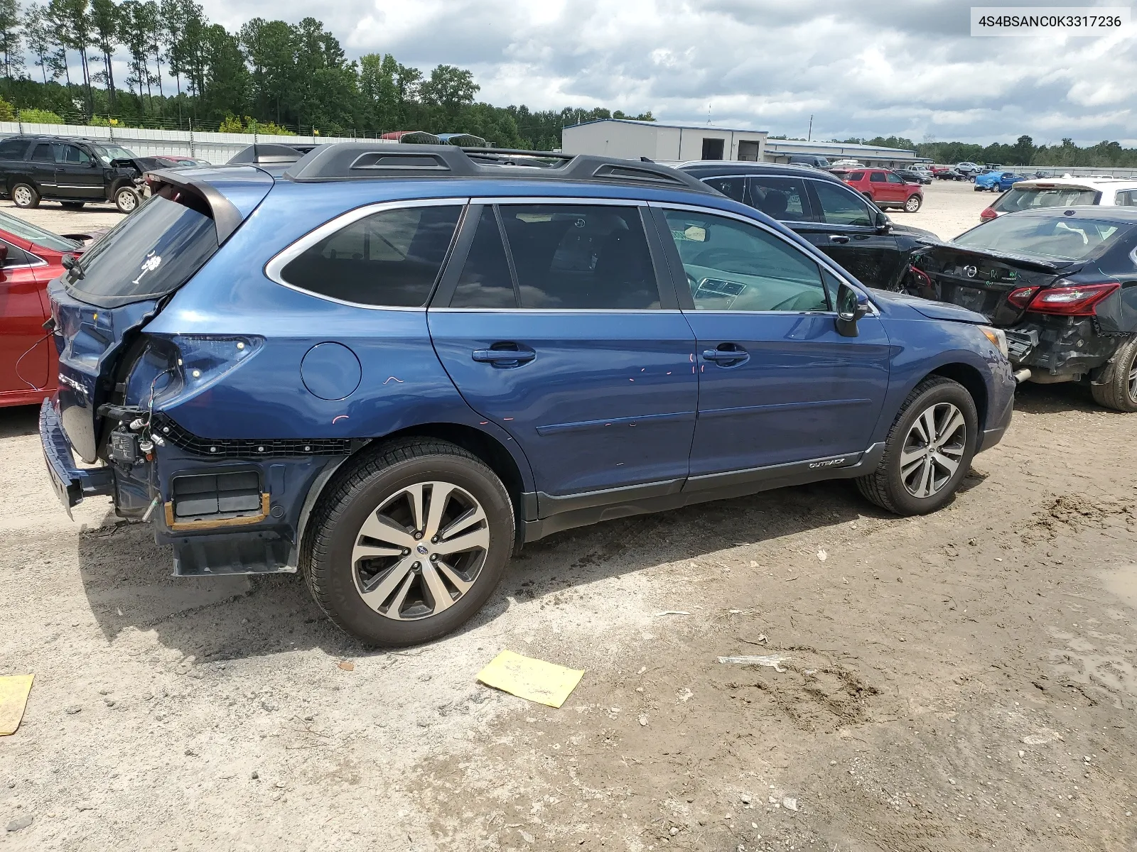 4S4BSANC0K3317236 2019 Subaru Outback 2.5I Limited