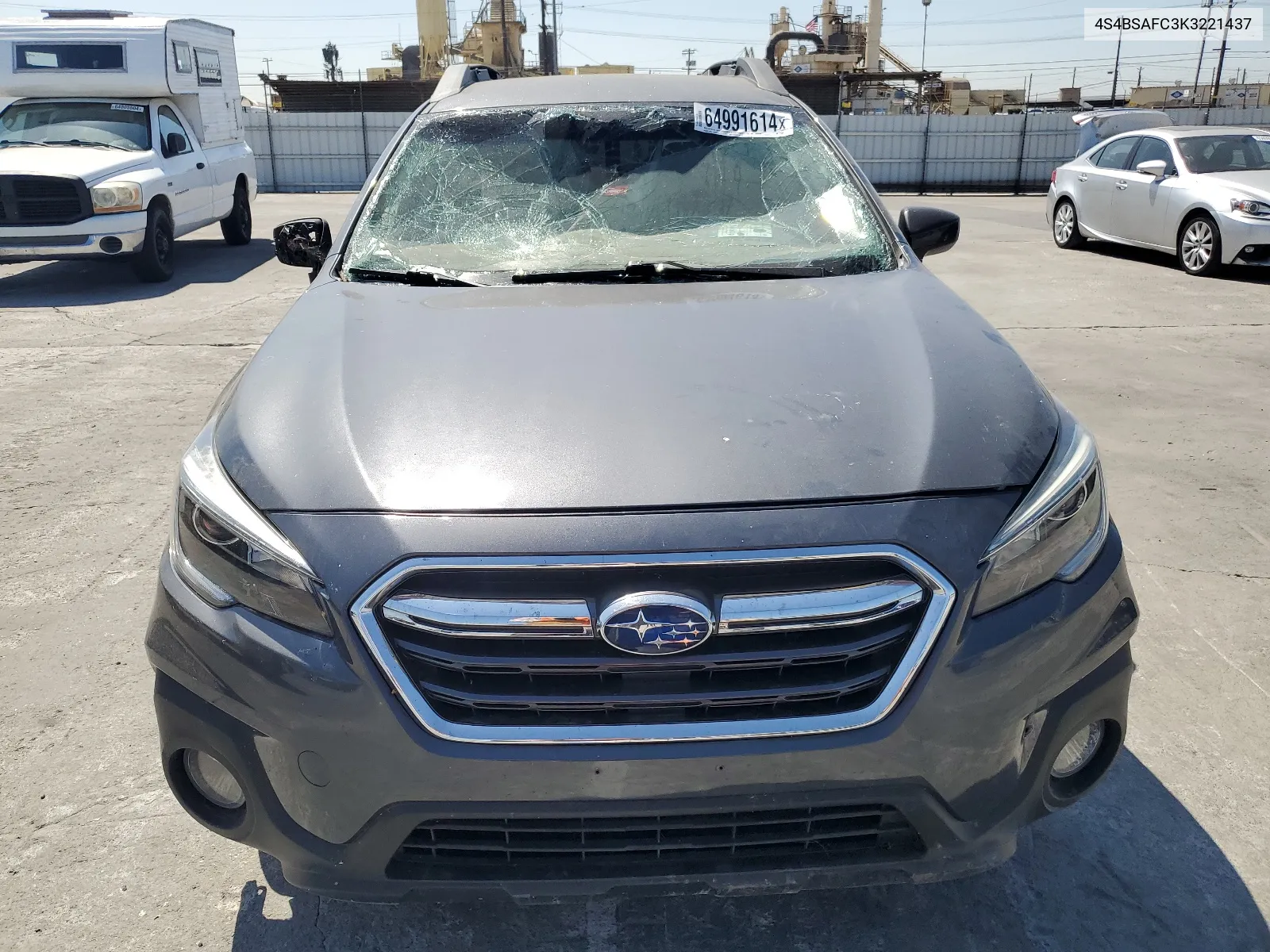 2019 Subaru Outback 2.5I Premium VIN: 4S4BSAFC3K3221437 Lot: 64991614