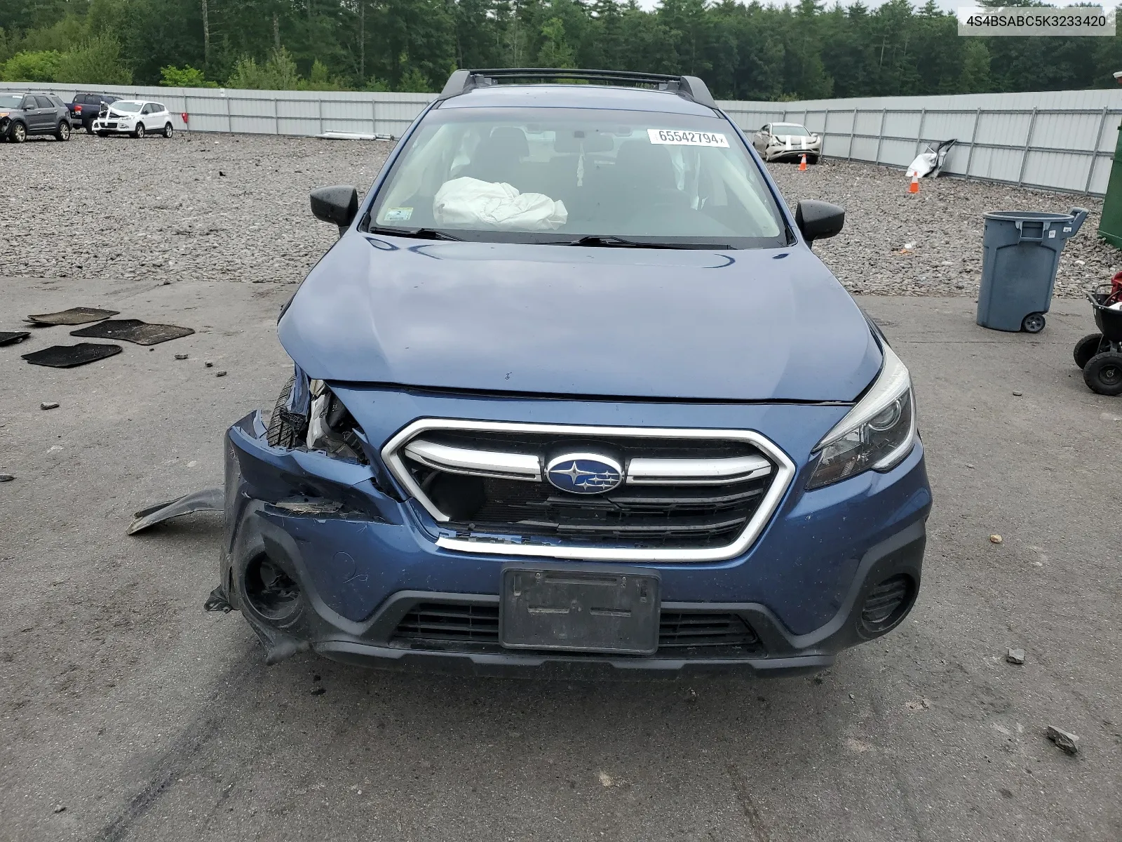 2019 Subaru Outback 2.5I VIN: 4S4BSABC5K3233420 Lot: 65542794