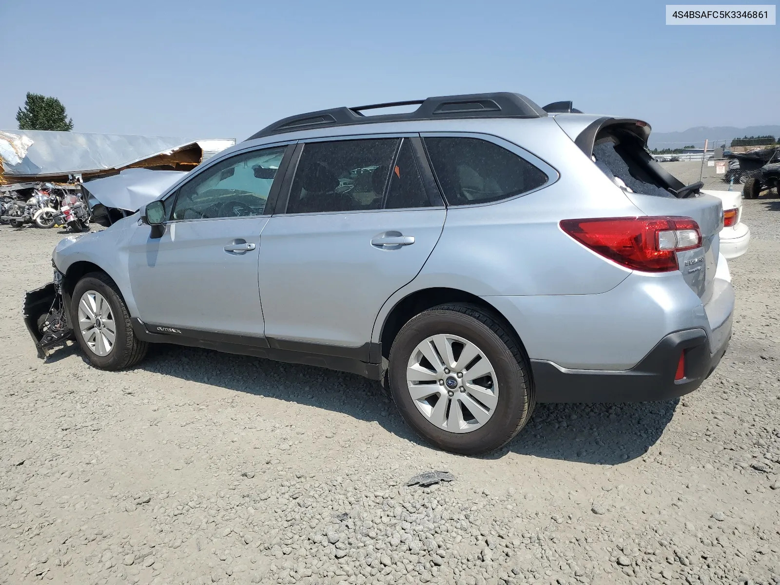 2019 Subaru Outback 2.5I Premium VIN: 4S4BSAFC5K3346861 Lot: 65636344