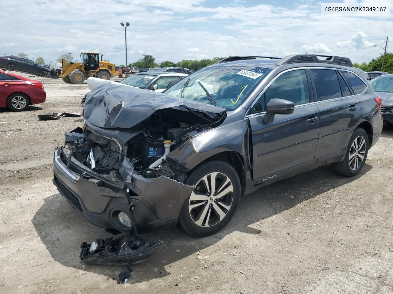 2019 Subaru Outback 2.5I Limited VIN: 4S4BSANC2K3349167 Lot: 65837464